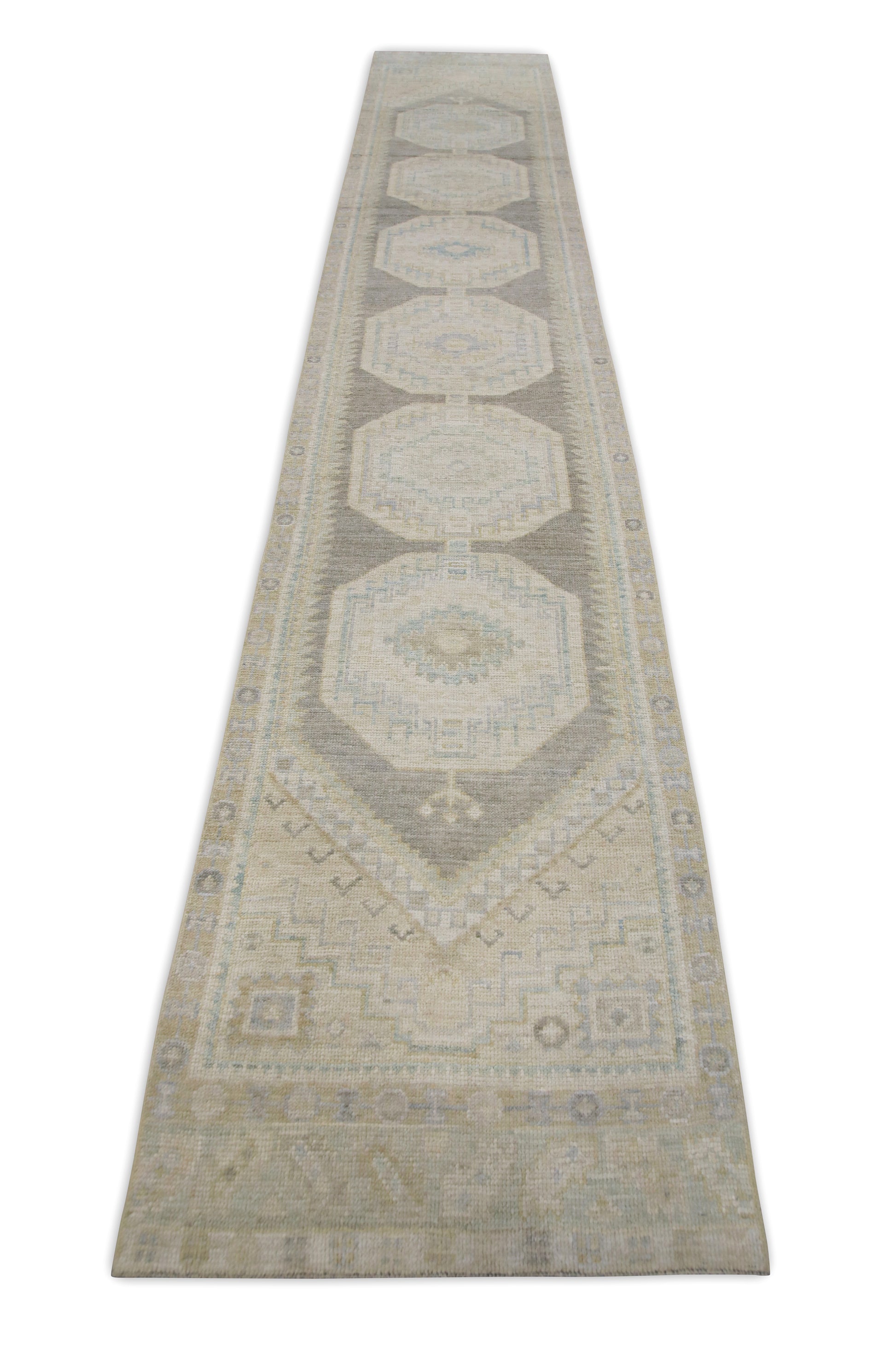 Turkish Oushak Rug 2'9" x 16'1" #8647