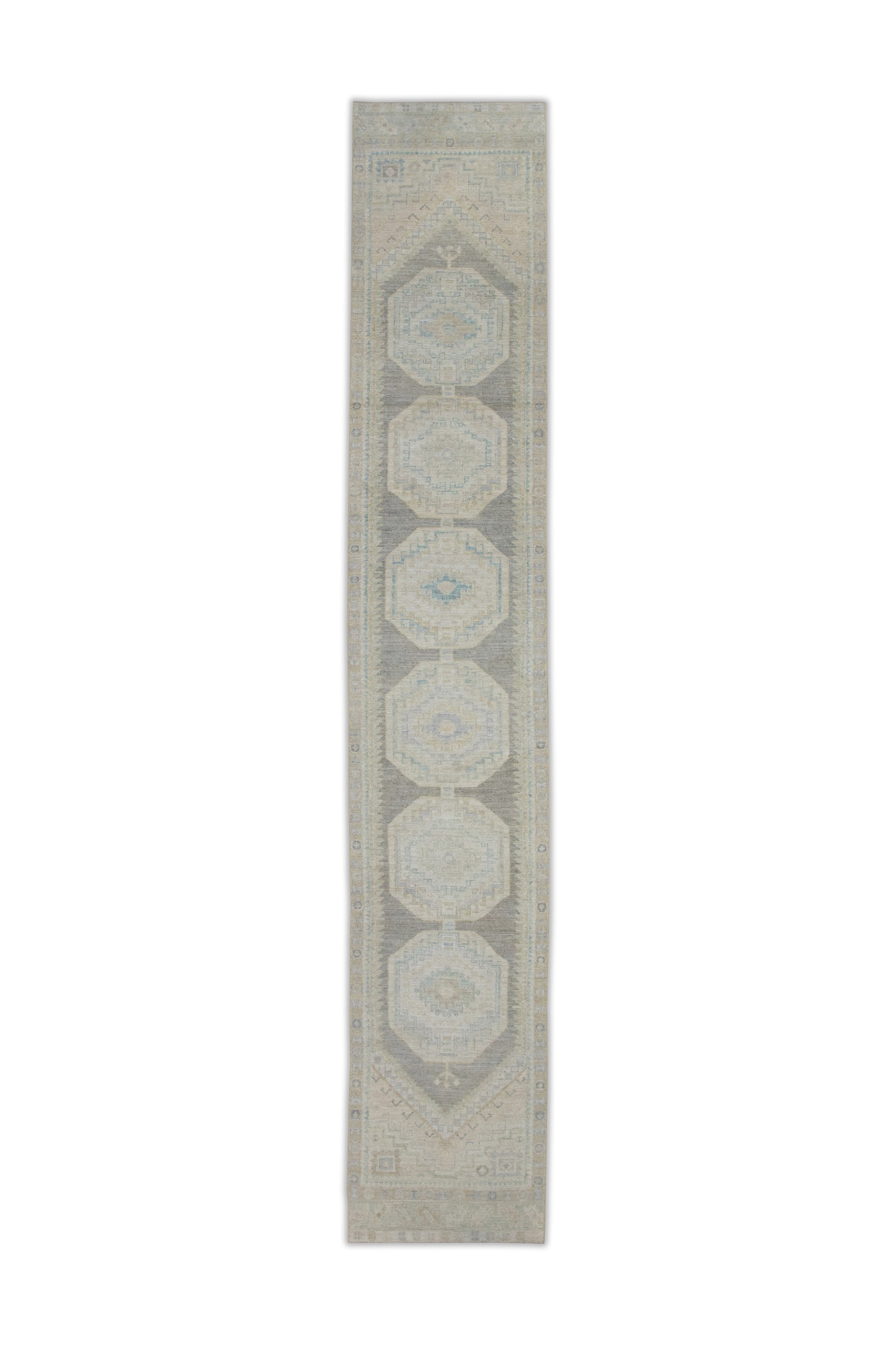 Turkish Oushak Rug 2'9" x 16'1" #8647