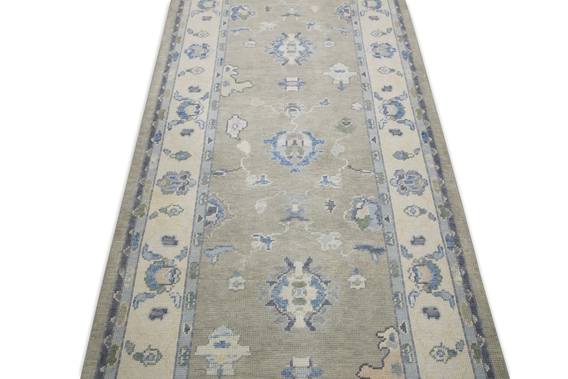 Turkish Oushak Rug 3'8" x 14'4" #8048