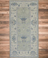 Turkish Oushak Rug 3'8" x 7'8" #7921