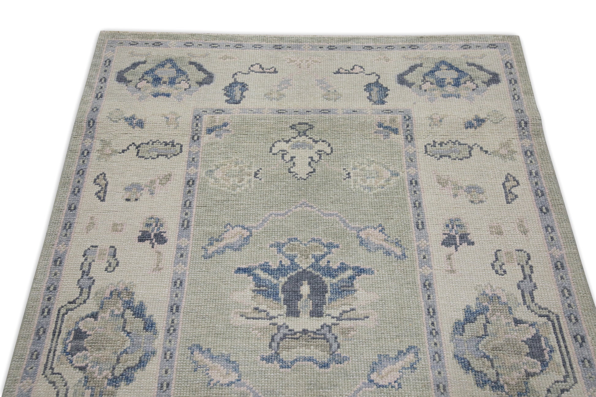 Turkish Oushak Rug 3'8" x 7'8" #7921