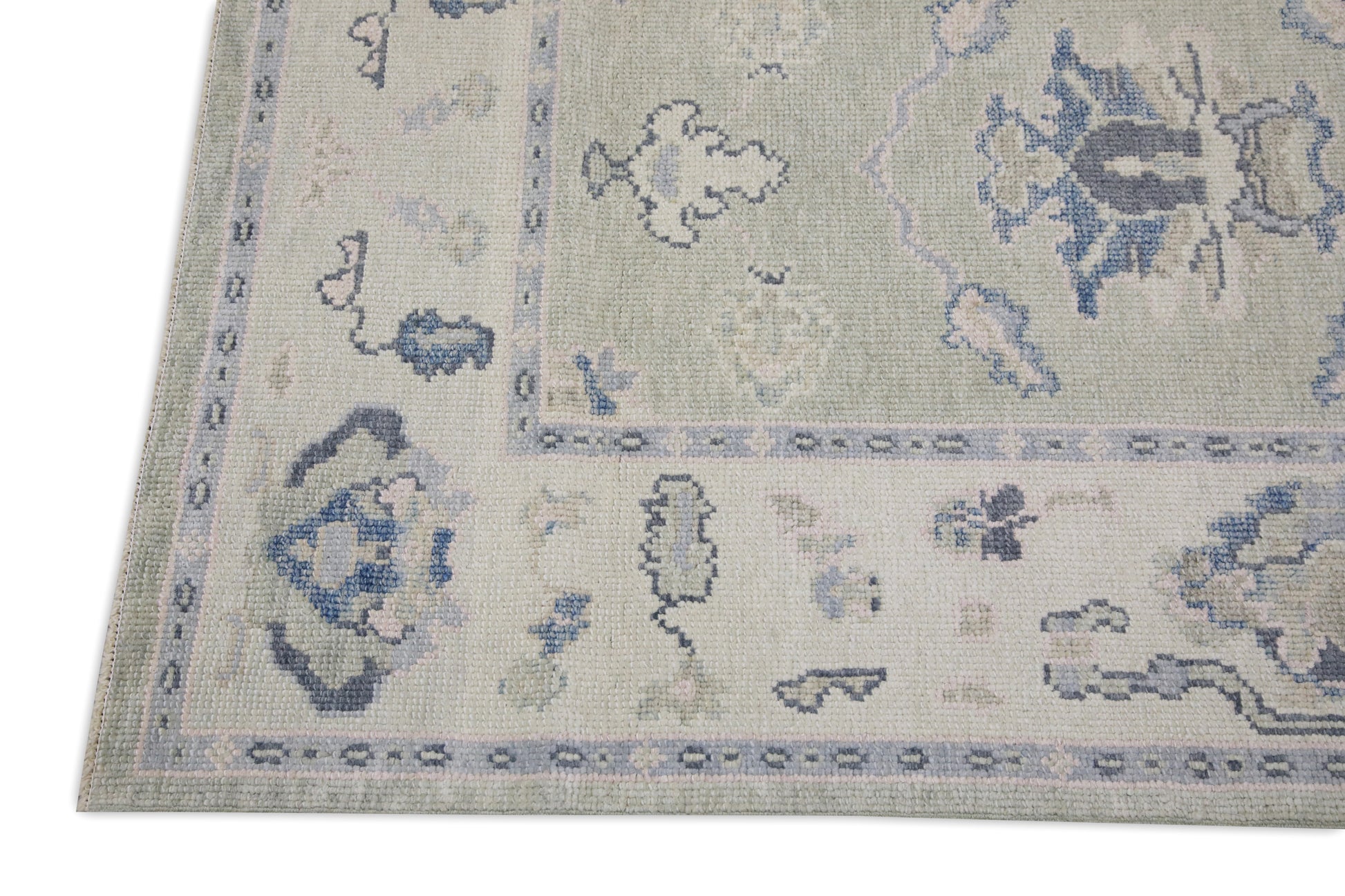 Turkish Oushak Rug 3'8" x 7'8" #7921