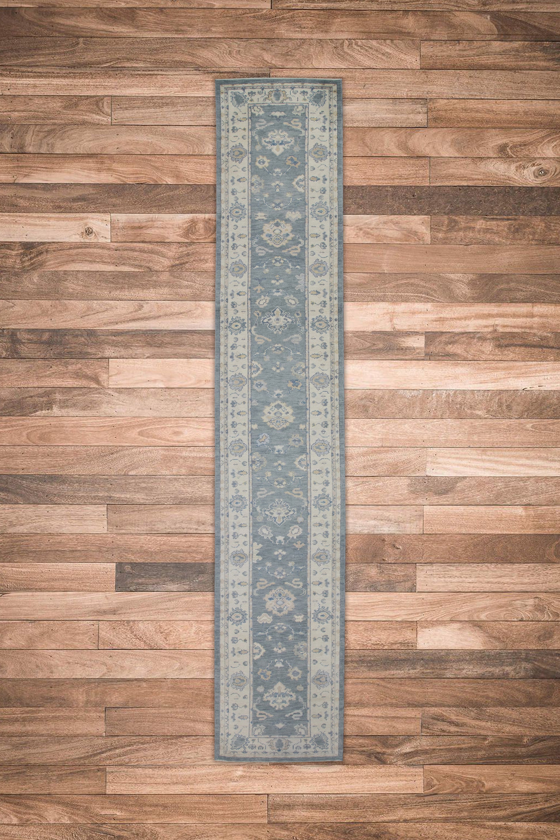 Turkish Oushak Rug 3'3" x 17'7" #8093