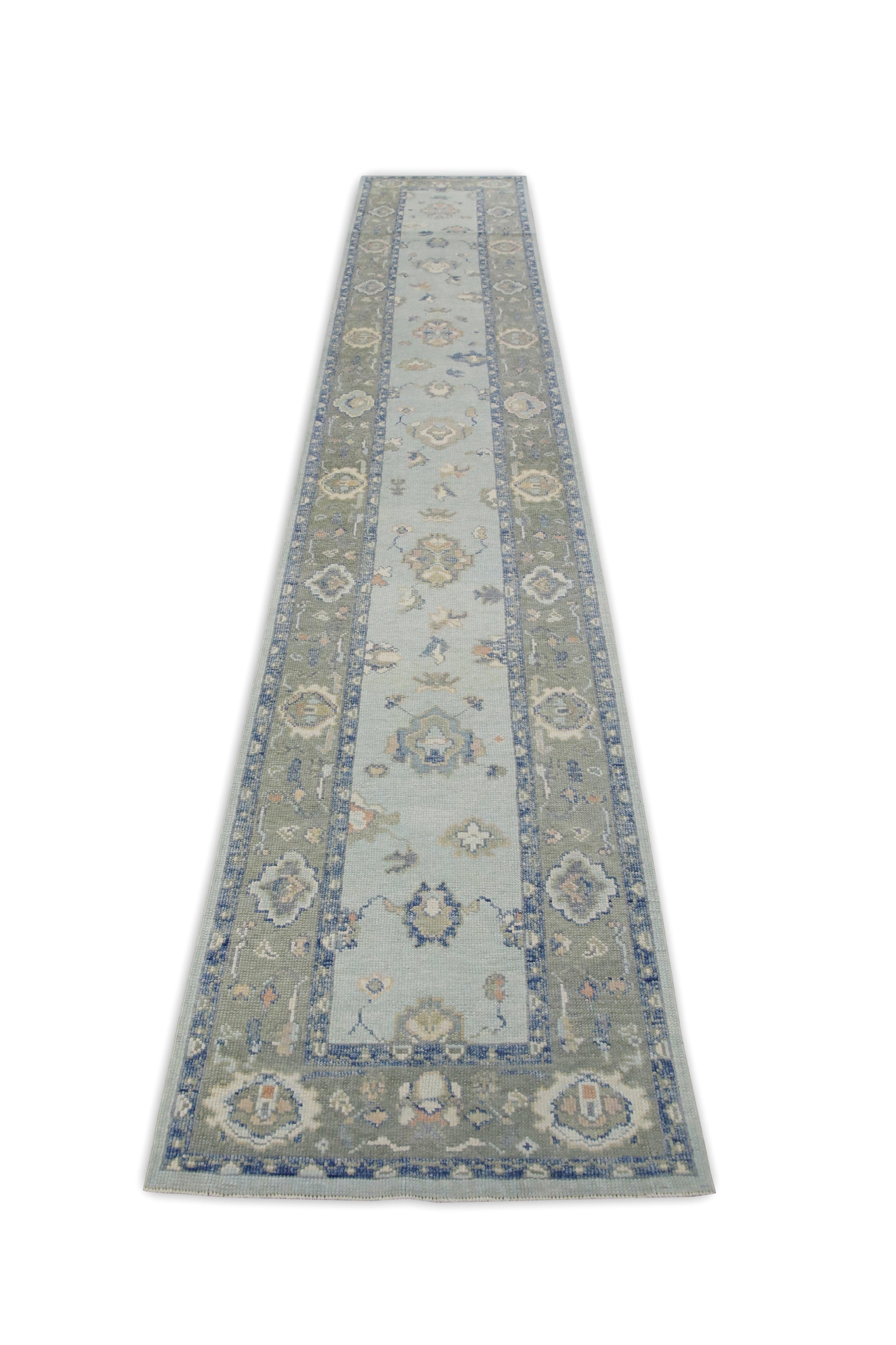 Turkish Oushak Rug 3' x 16'1" #7725