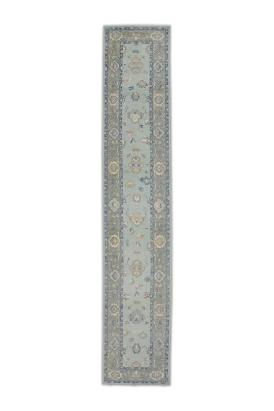 #7725 Turkish Oushak 3' x 16'1"