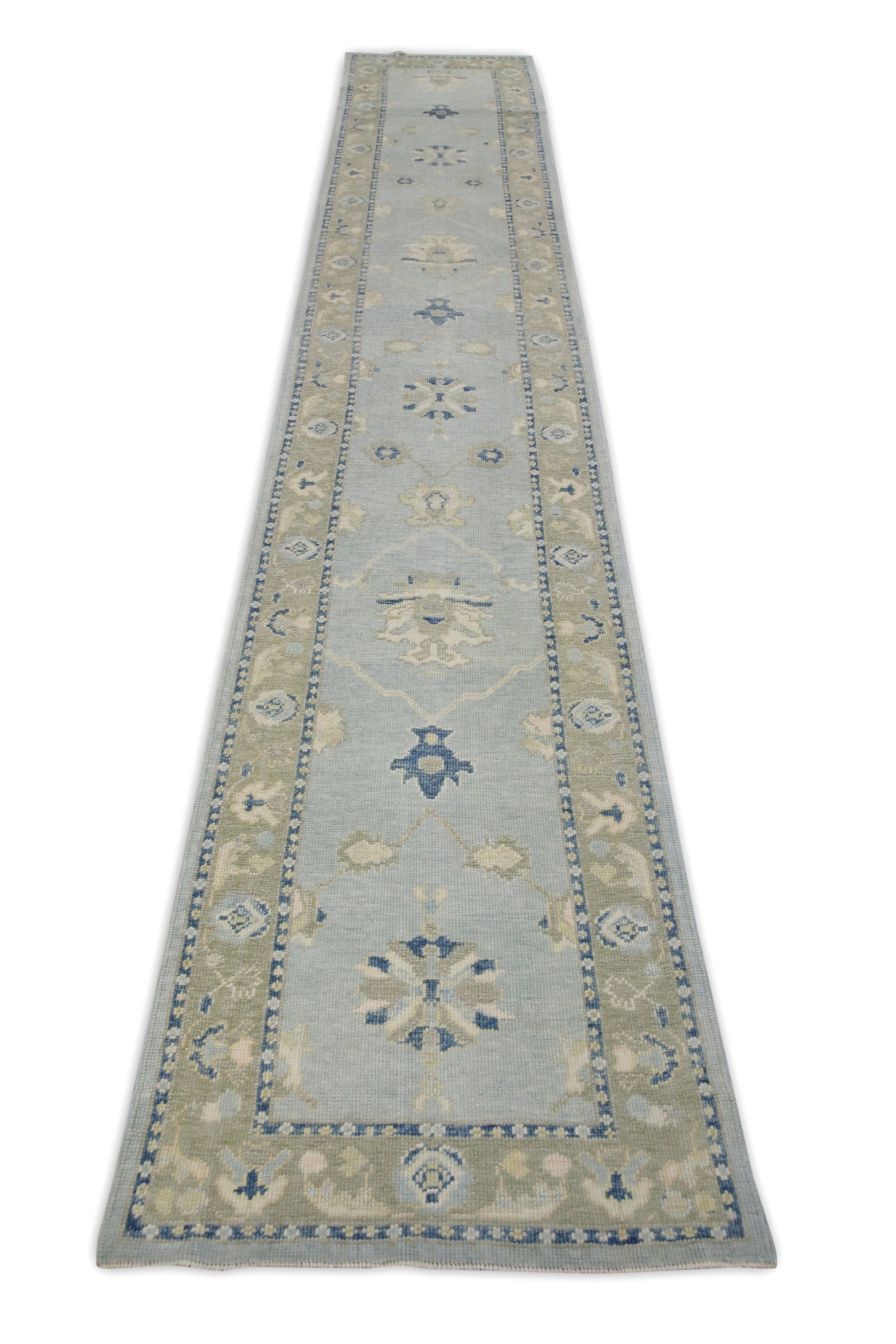 Turkish Oushak Rug 3' x 16'6" #7622