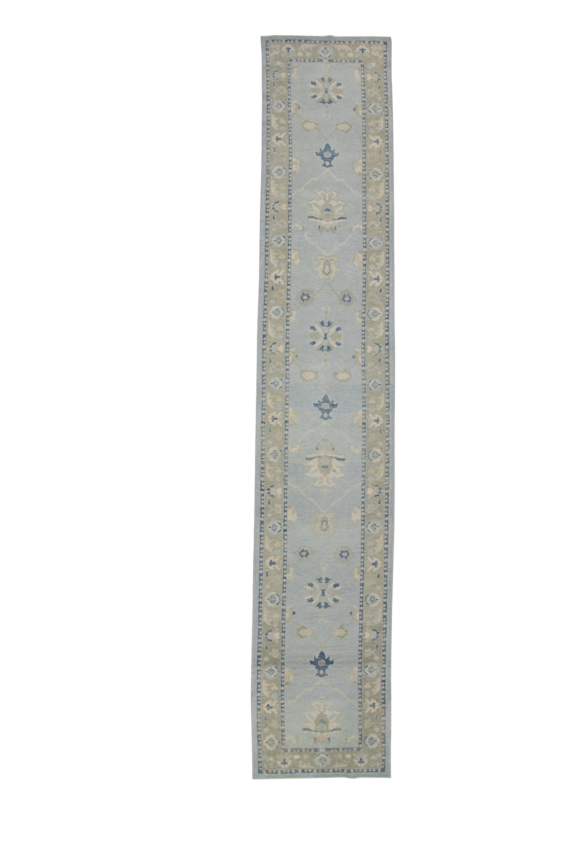 Turkish Oushak Rug 3' x 16'6" #7622