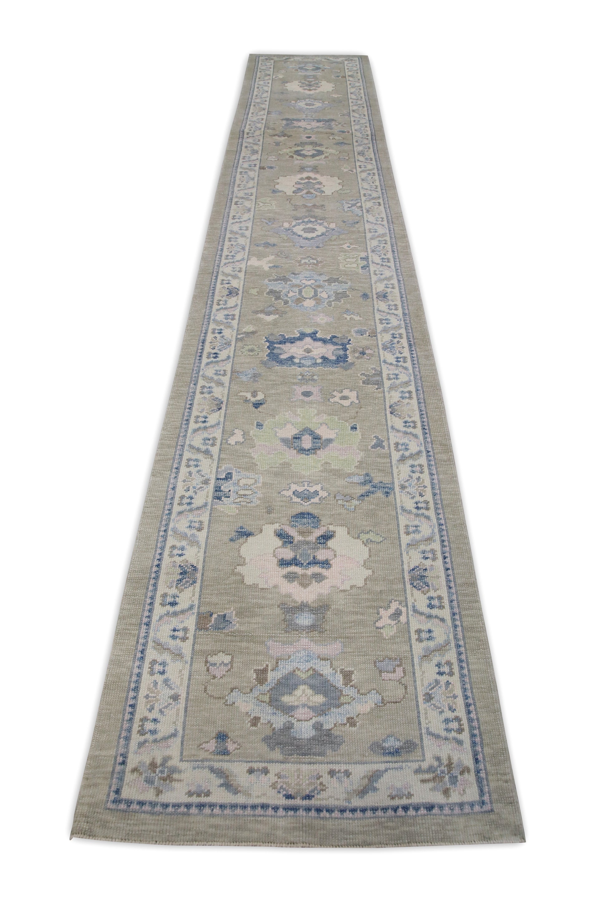 Turkish Oushak Rug 3' x 16'3" #7666