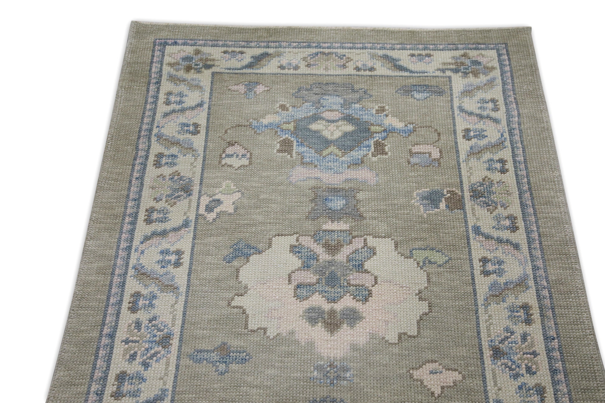 Turkish Oushak Rug 3' x 16'3" #7666