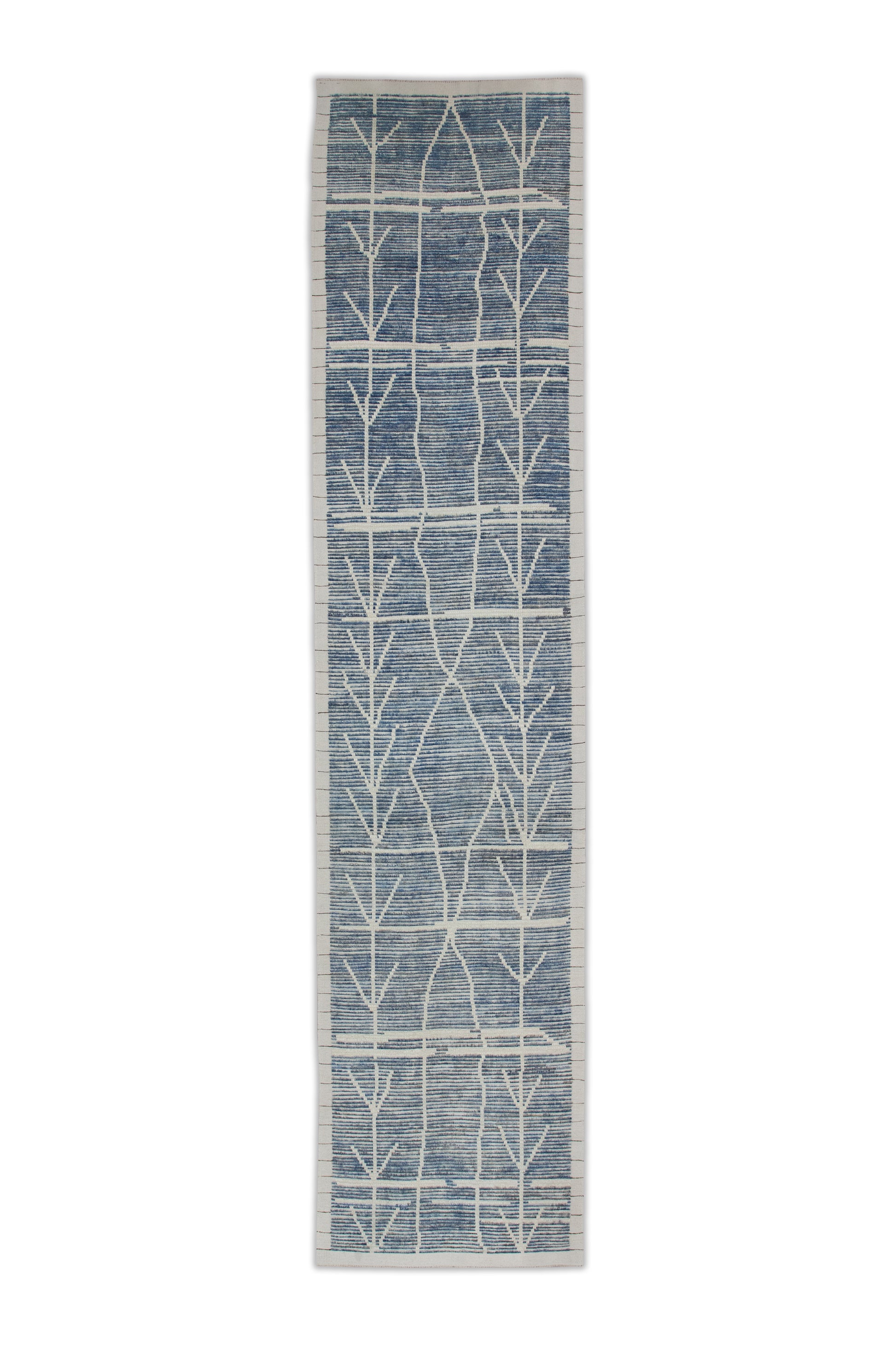 Turkish Tulu Rug Hand Knotted 3'2" x 14'10" #7669