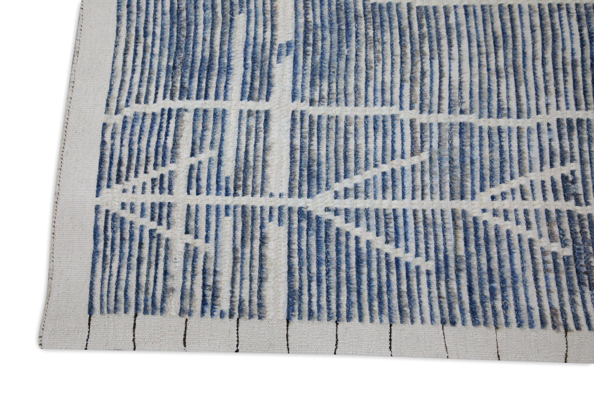 Turkish Tulu Rug Hand Knotted 3'2" x 14'10" #7669