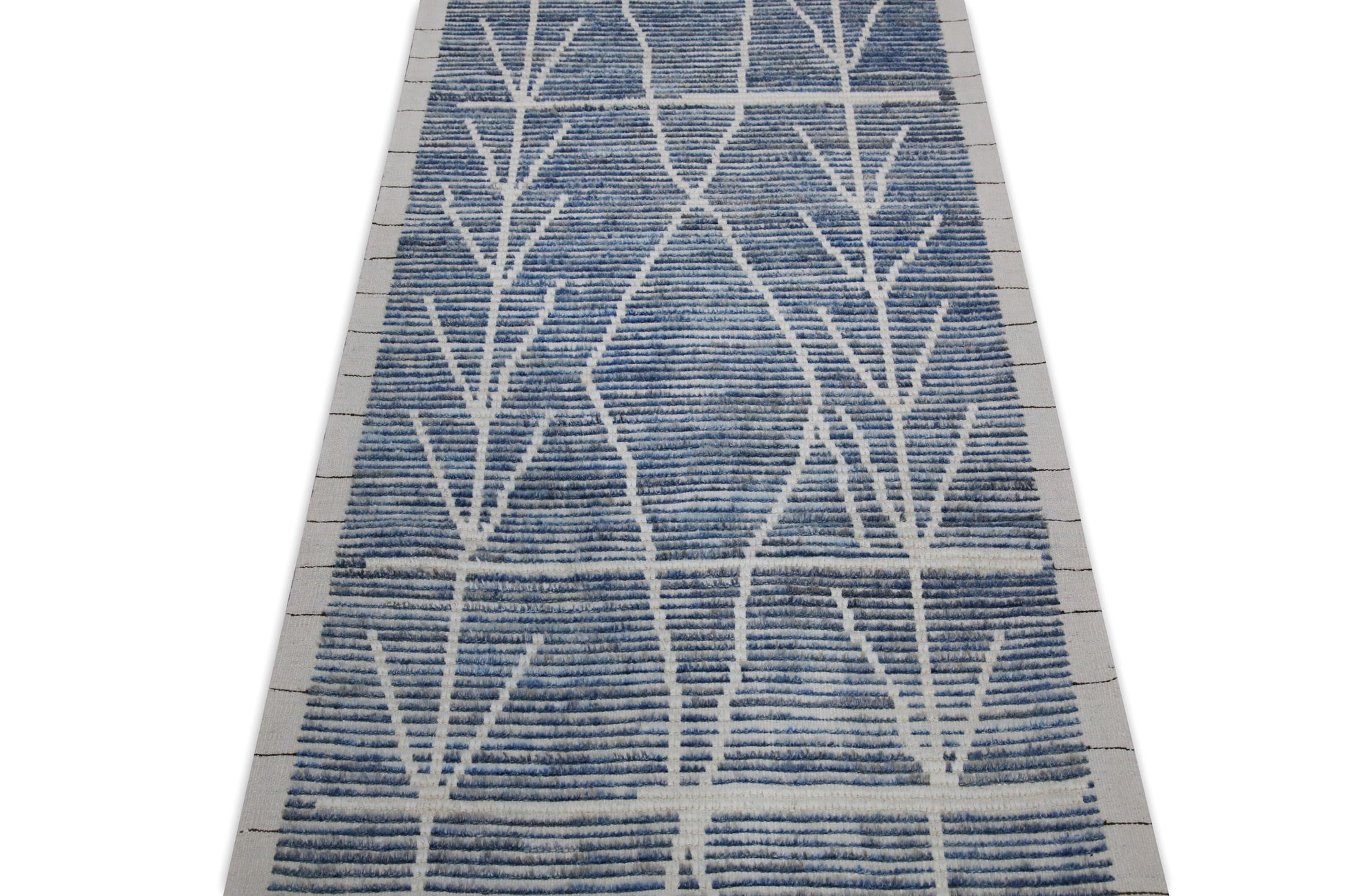 Turkish Tulu Rug Hand Knotted 3'2" x 14'10" #7669