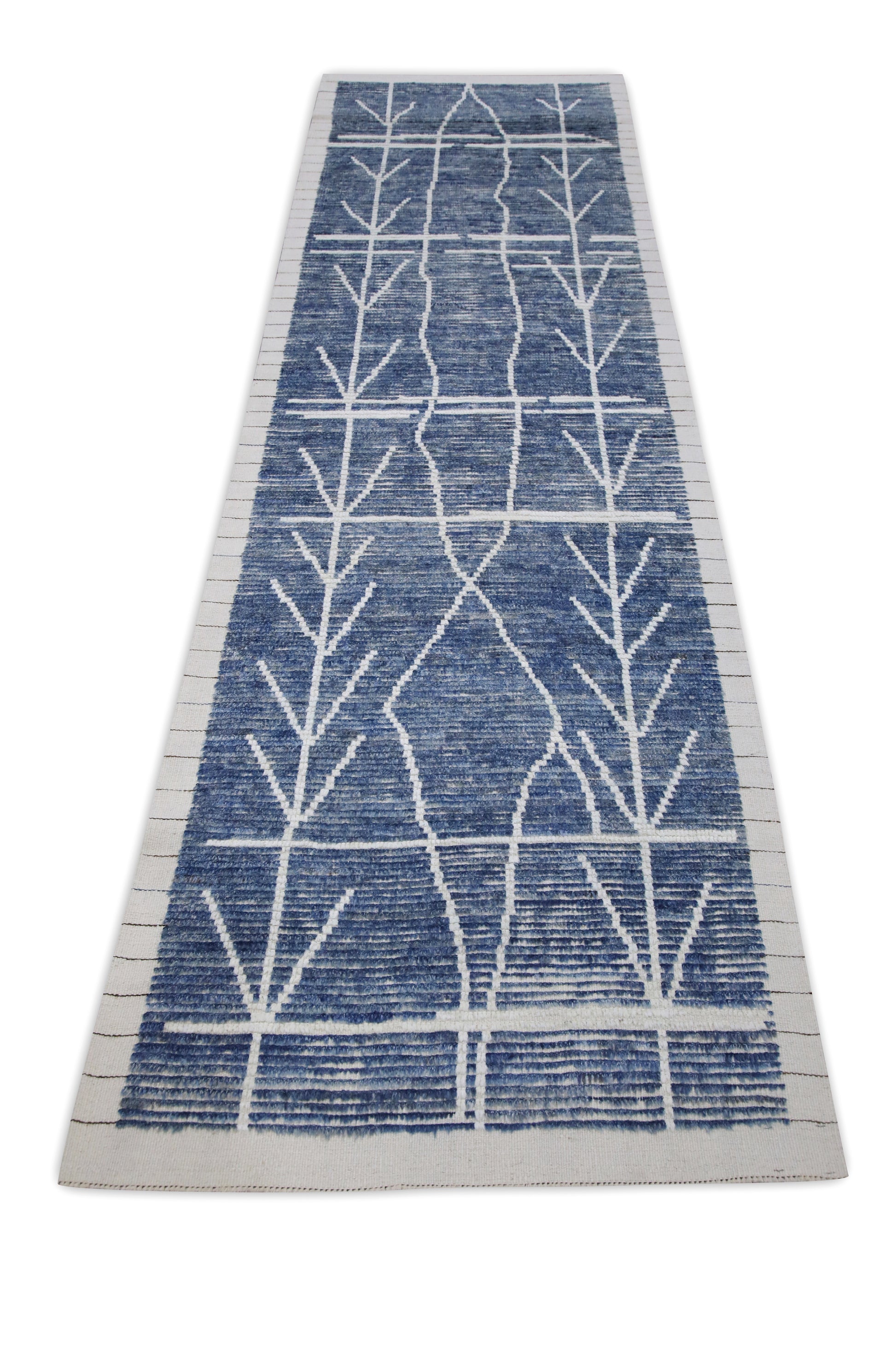Turkish Tulu Rug Hand Knotted 3'3" x 10'9" #7881
