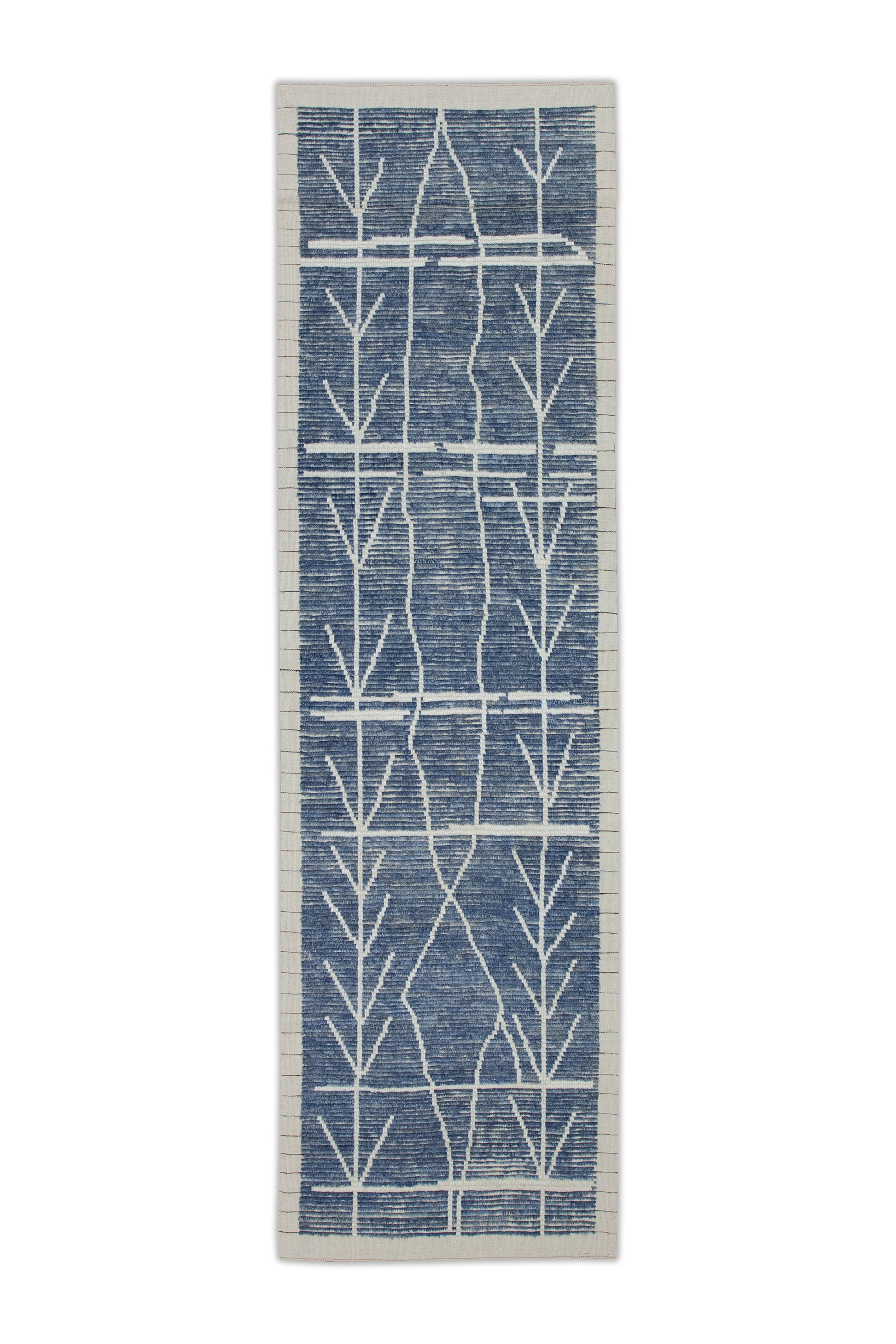 Turkish Tulu Rug Hand Knotted 3'3" x 10'9" #7881