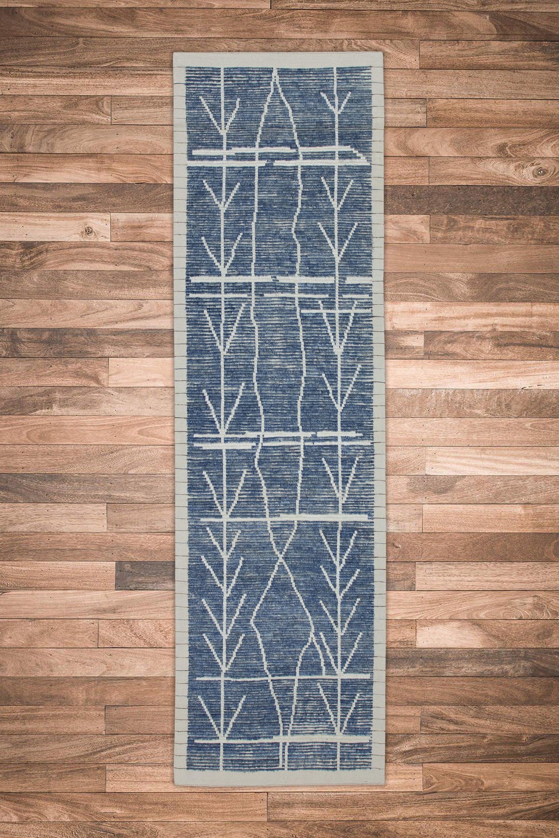 Turkish Tulu Rug Hand Knotted 3'3" x 10'9" #7881