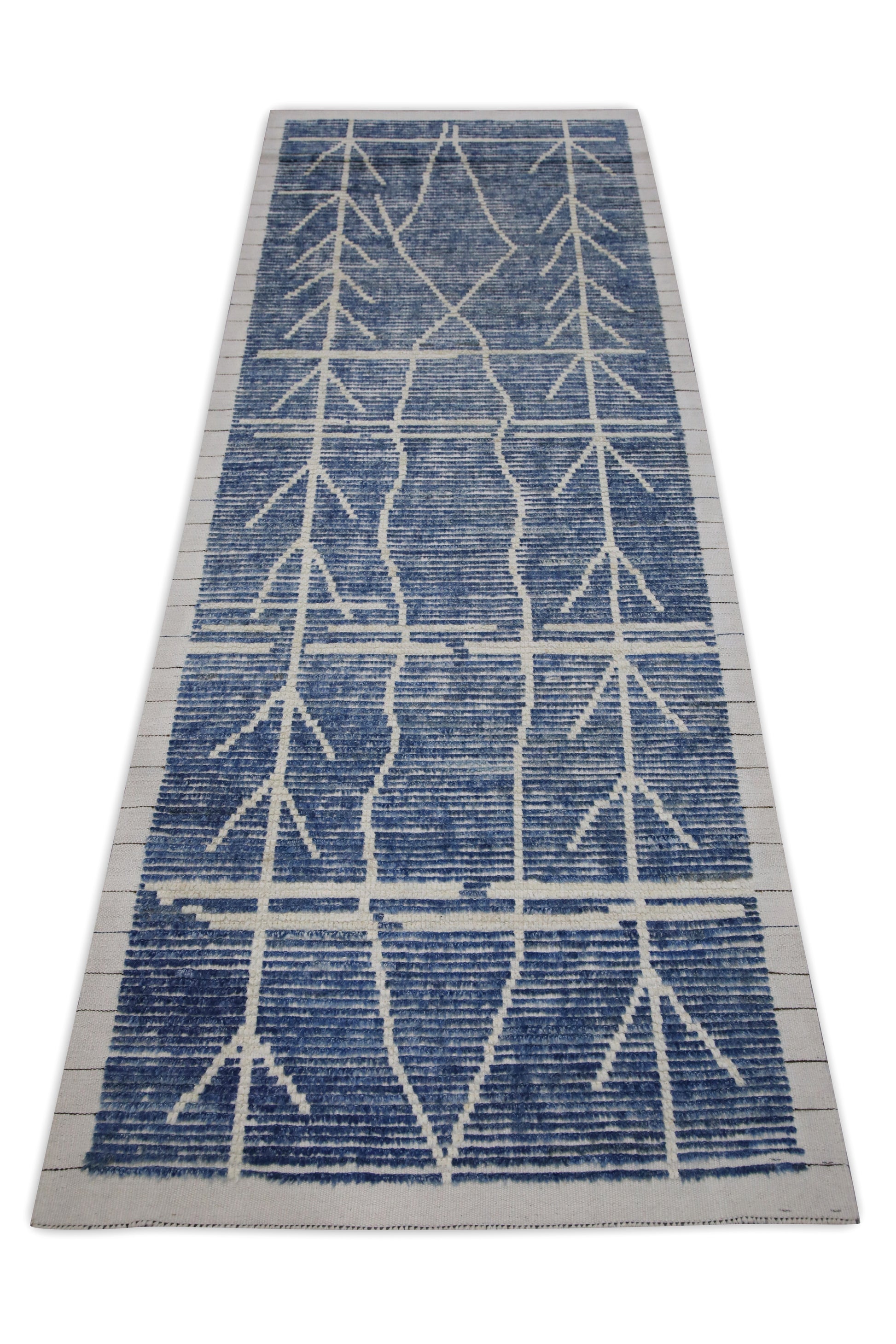 Turkish Tulu Rug Hand Knotted 3' x 8'4" #7727