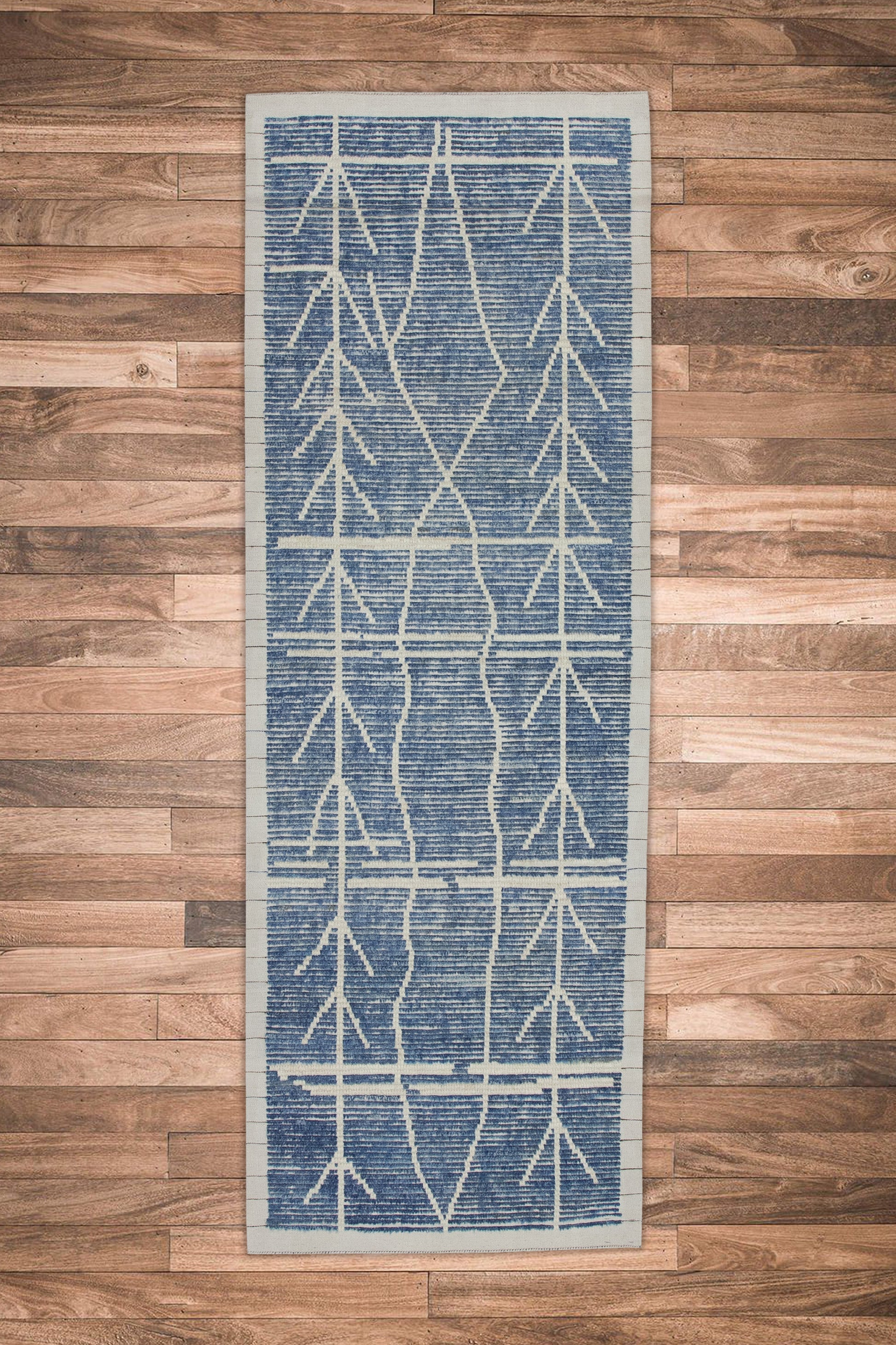 Turkish Tulu Rug Hand Knotted 3' x 8'4" #7727