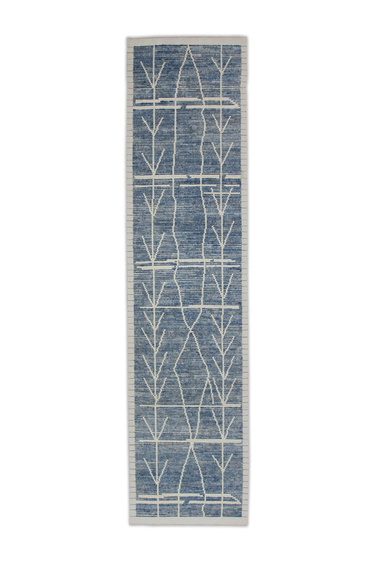 #7728 Hand Knotted Turkish Tulu Rug 3'2" x 12'6"