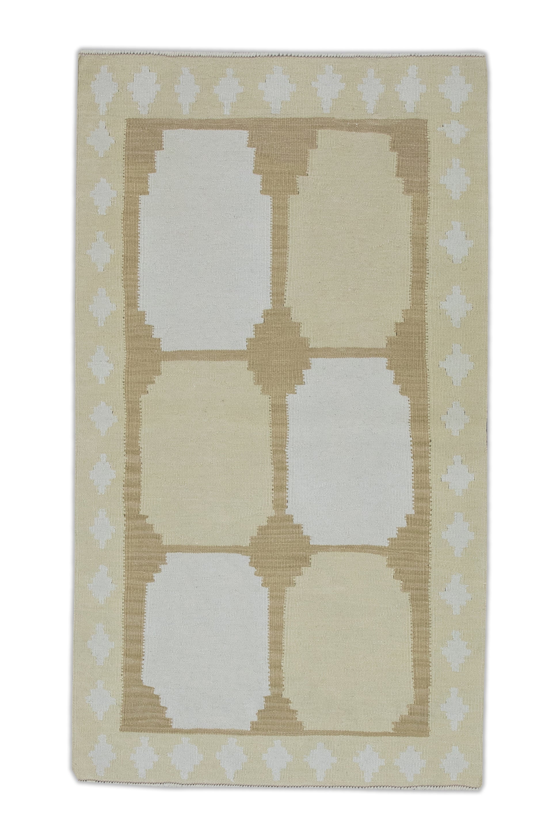 Oriental Flatweave Turkish Kilim 2'9" x 4'10" #6939
