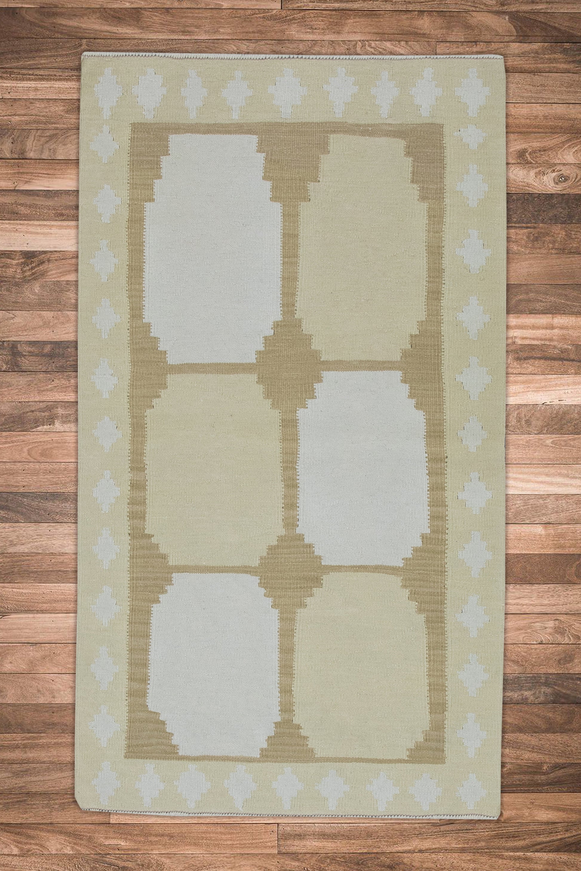 Oriental Flatweave Turkish Kilim 2'9" x 4'10" #6939
