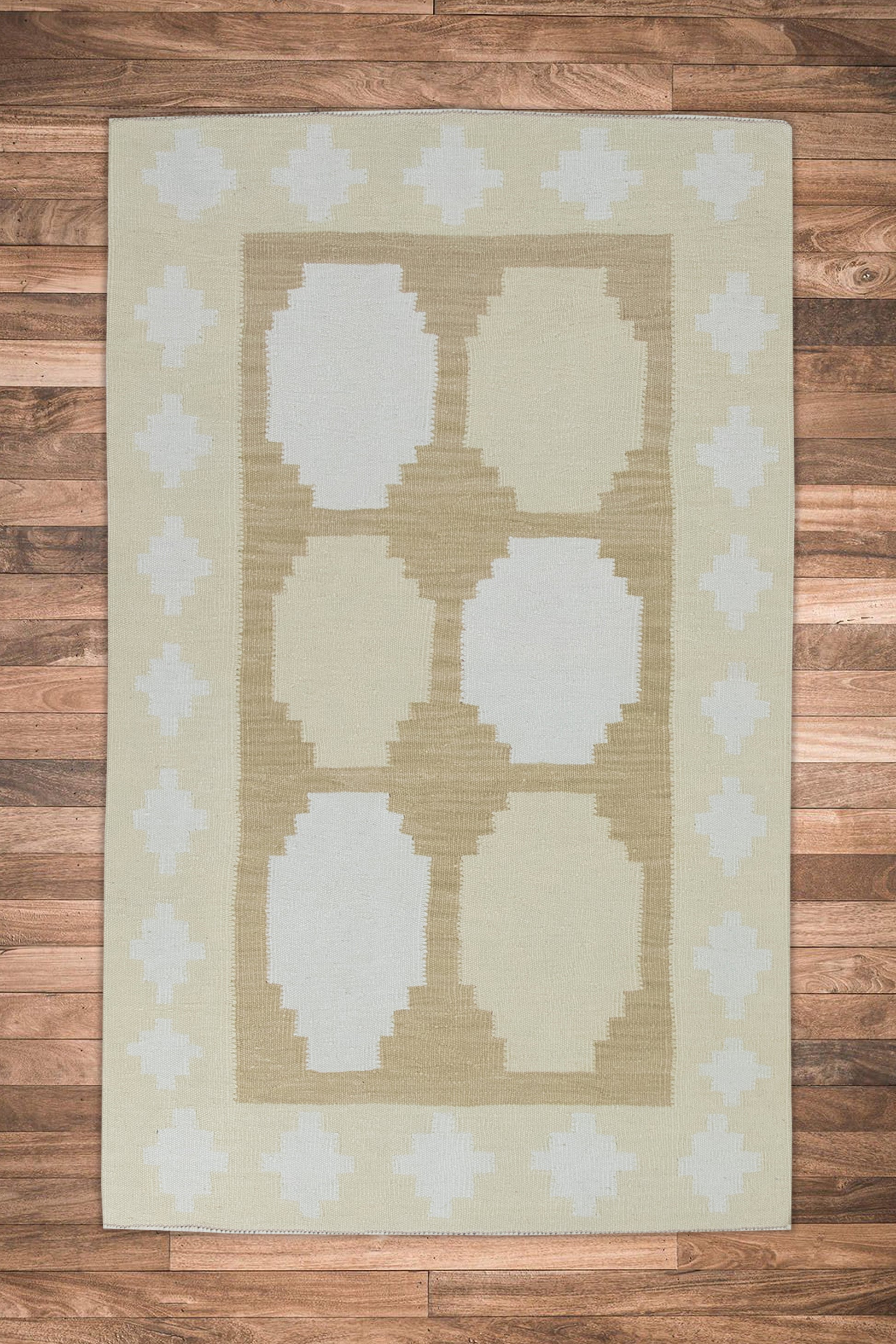 Oriental Flatweave Turkish Kilim 2'10" x 4'8" #7142