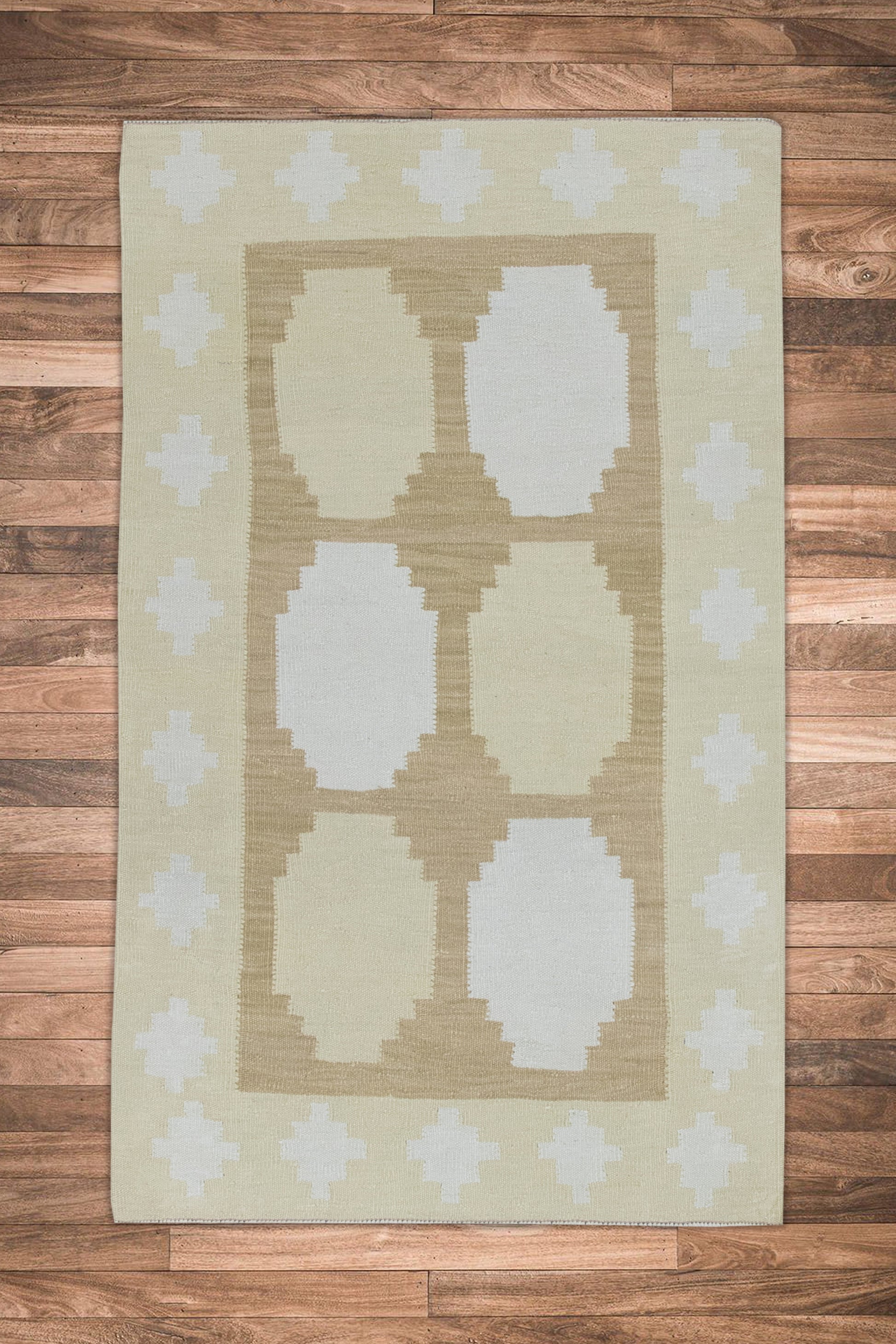 Oriental Flatweave Turkish Kilim 2'10" x 4'8" #7147