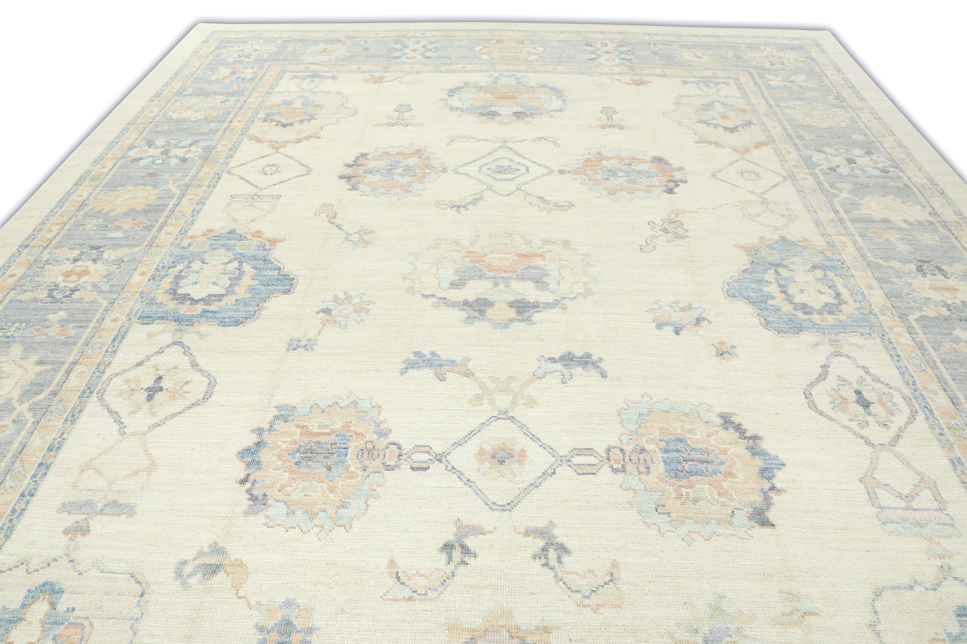 Turkish Oushak Rug 12'x 15'1" #15078