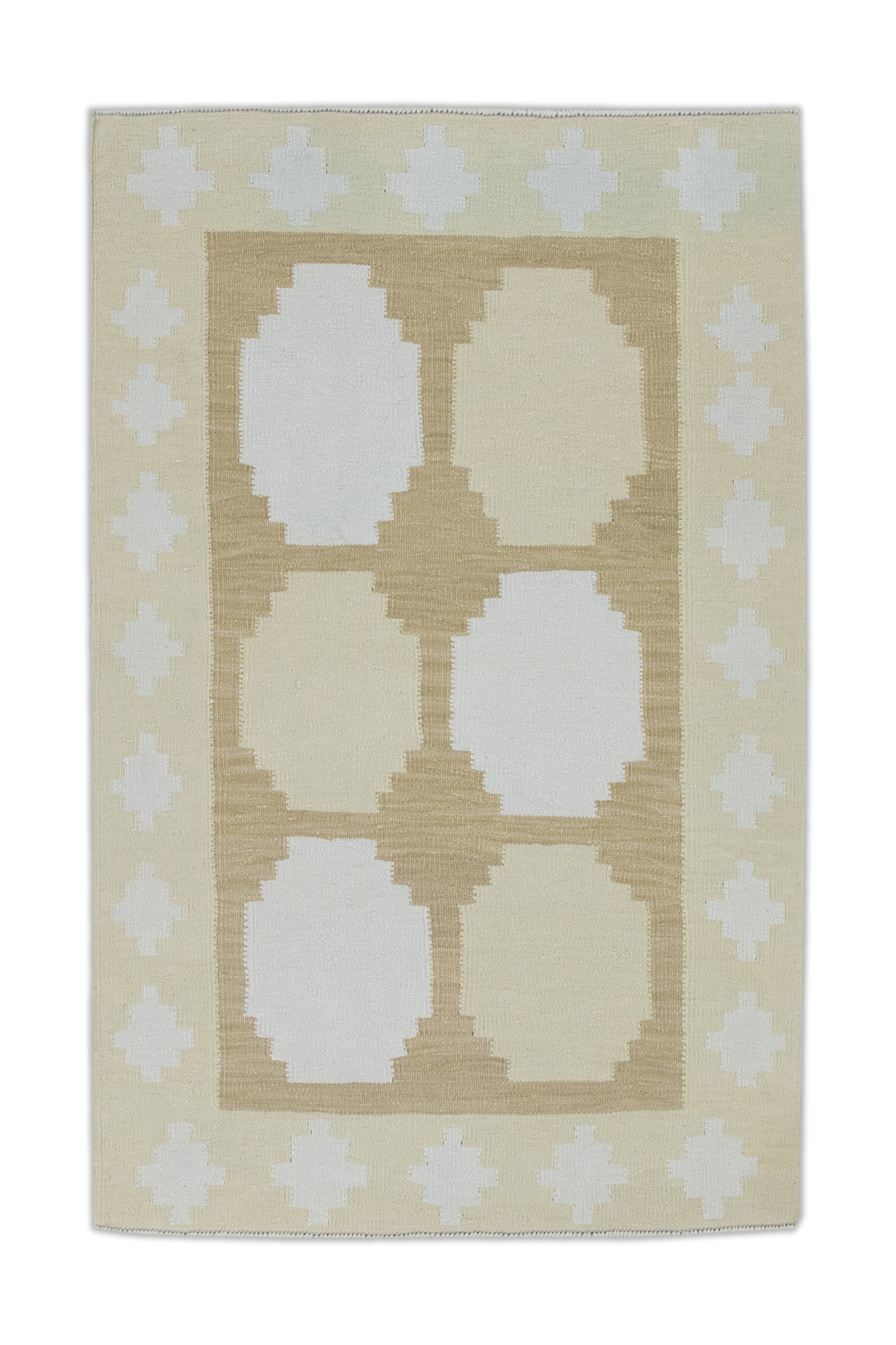 Oriental Flatweave Turkish Kilim 3' x 4'8" #6936