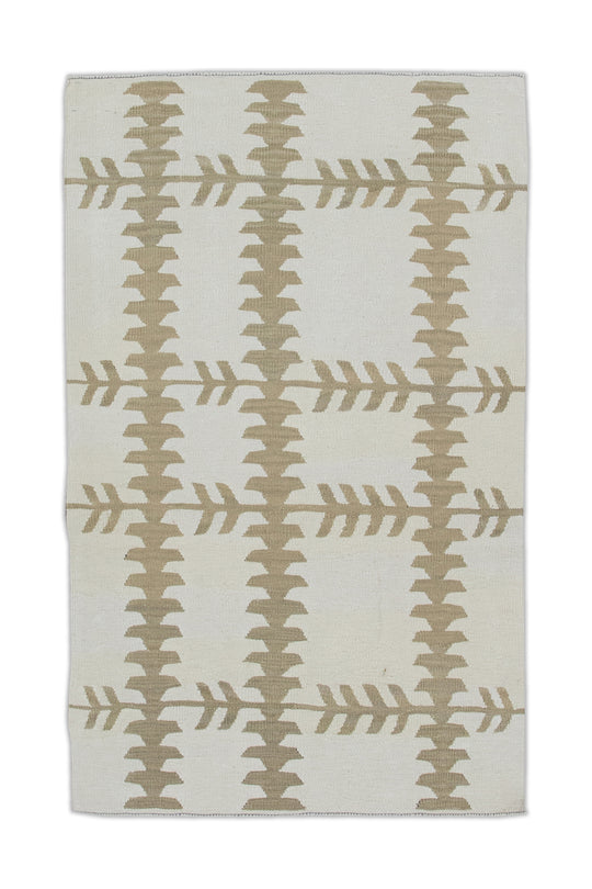 #7344 Oriental Flat Weave Turkish Kilim 2'11" x 4'9"