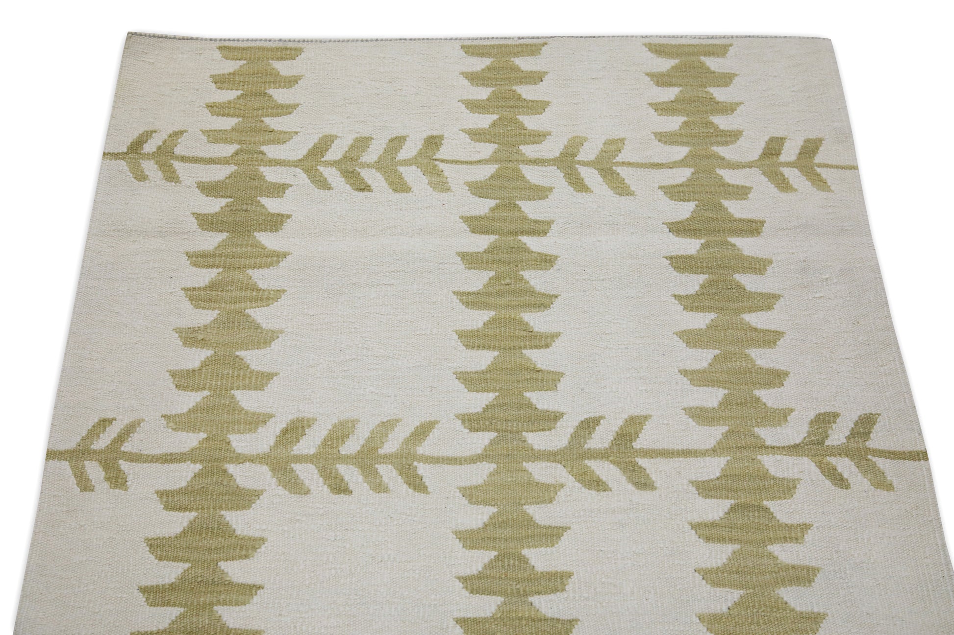 Oriental Flatweave Turkish Kilim 3'11" x 4'9" #7592