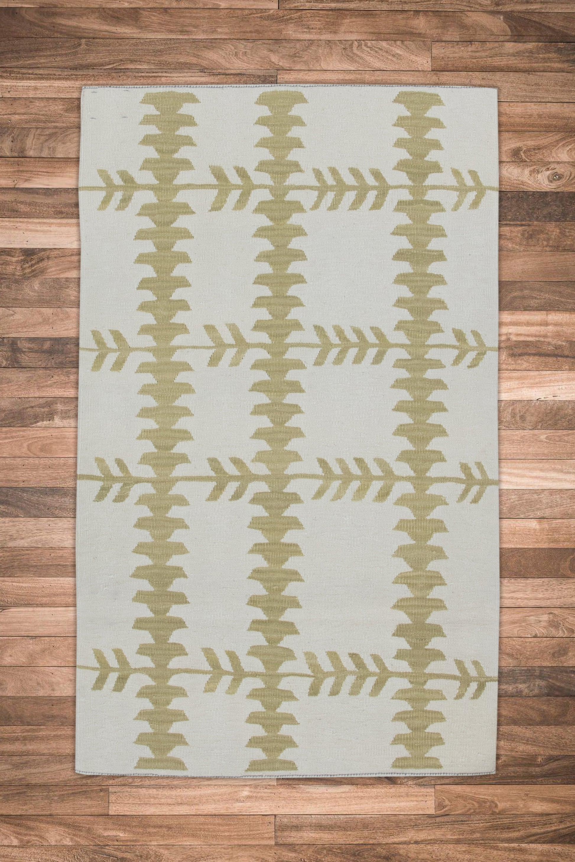 Oriental Flatweave Turkish Kilim 3'11" x 4'9" #7592