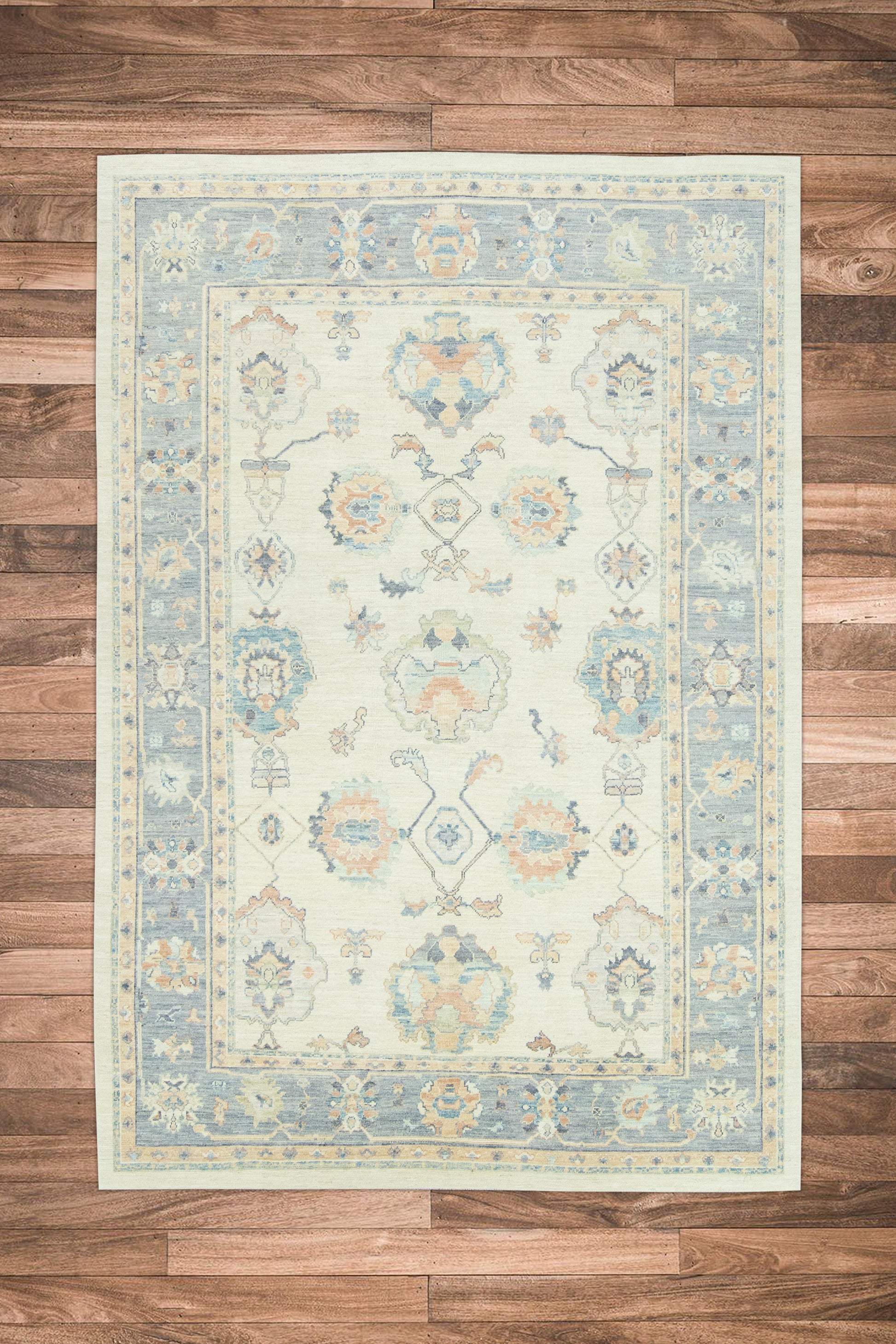 Turkish Oushak Rug 9'6" x 13'9" #15052