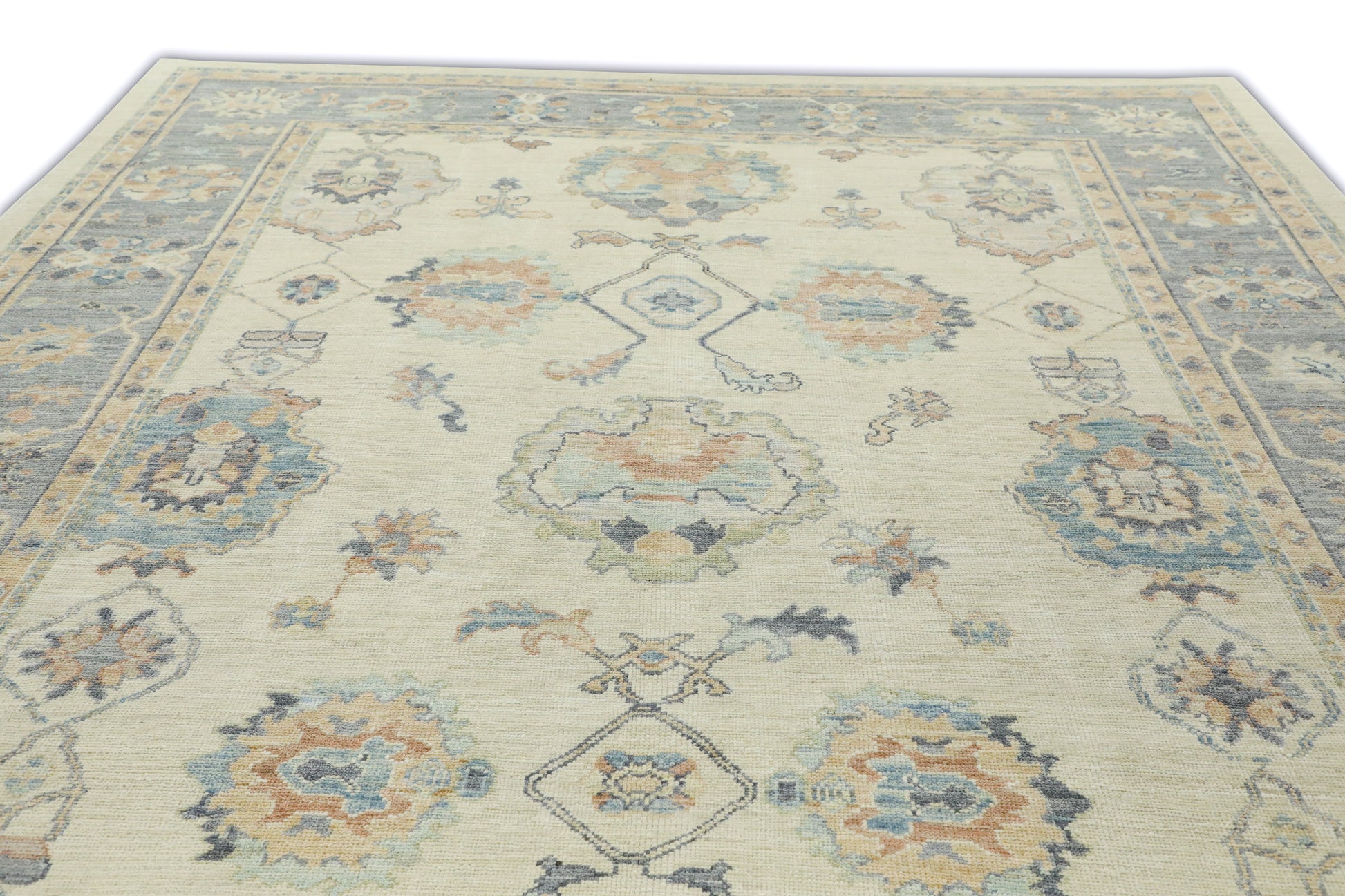 Turkish Oushak Rug 9'6" x 13'9" #15052