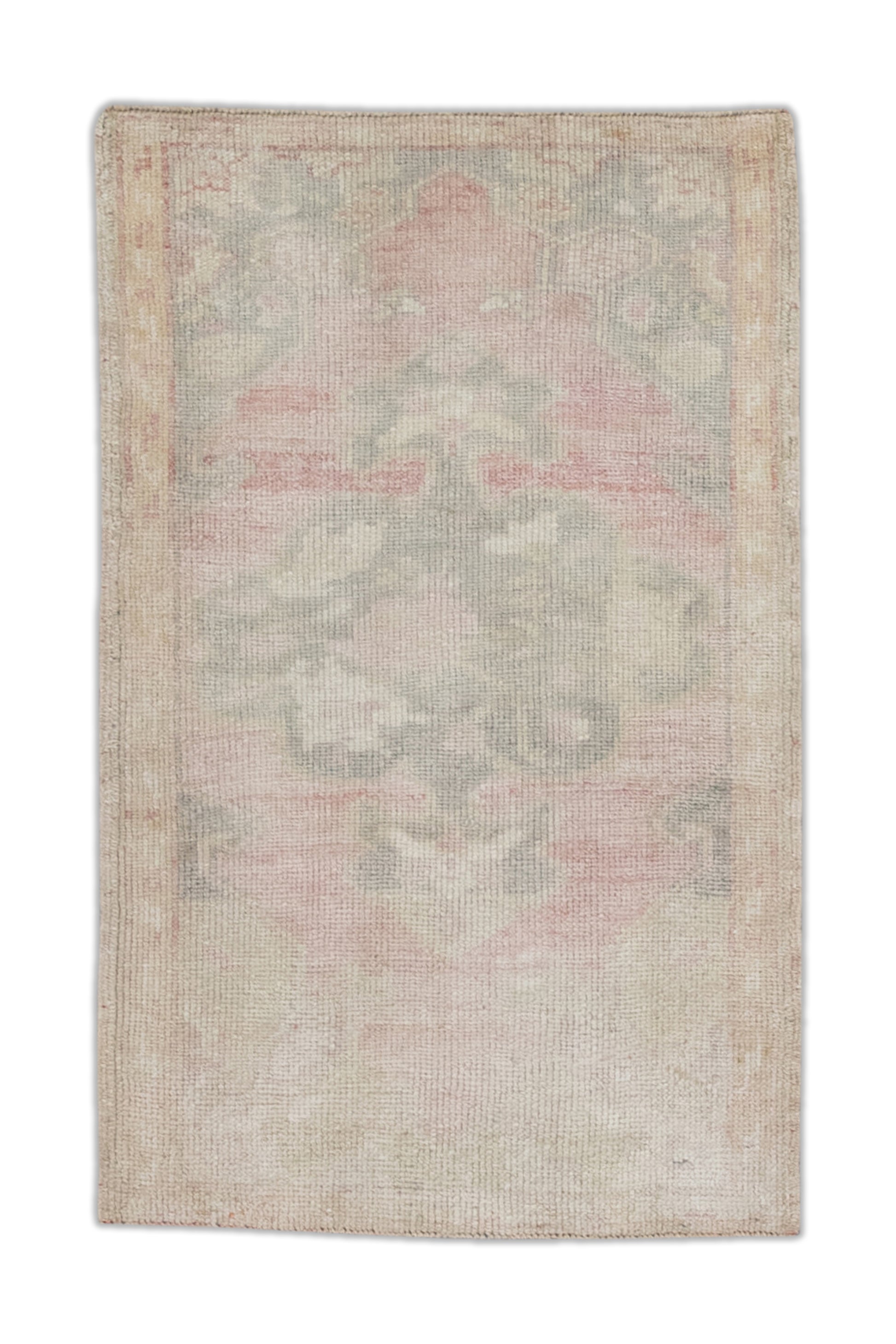Oriental Hand Knotted Vintage Turkish Mini Rug 1'9" x 2'10" #9021