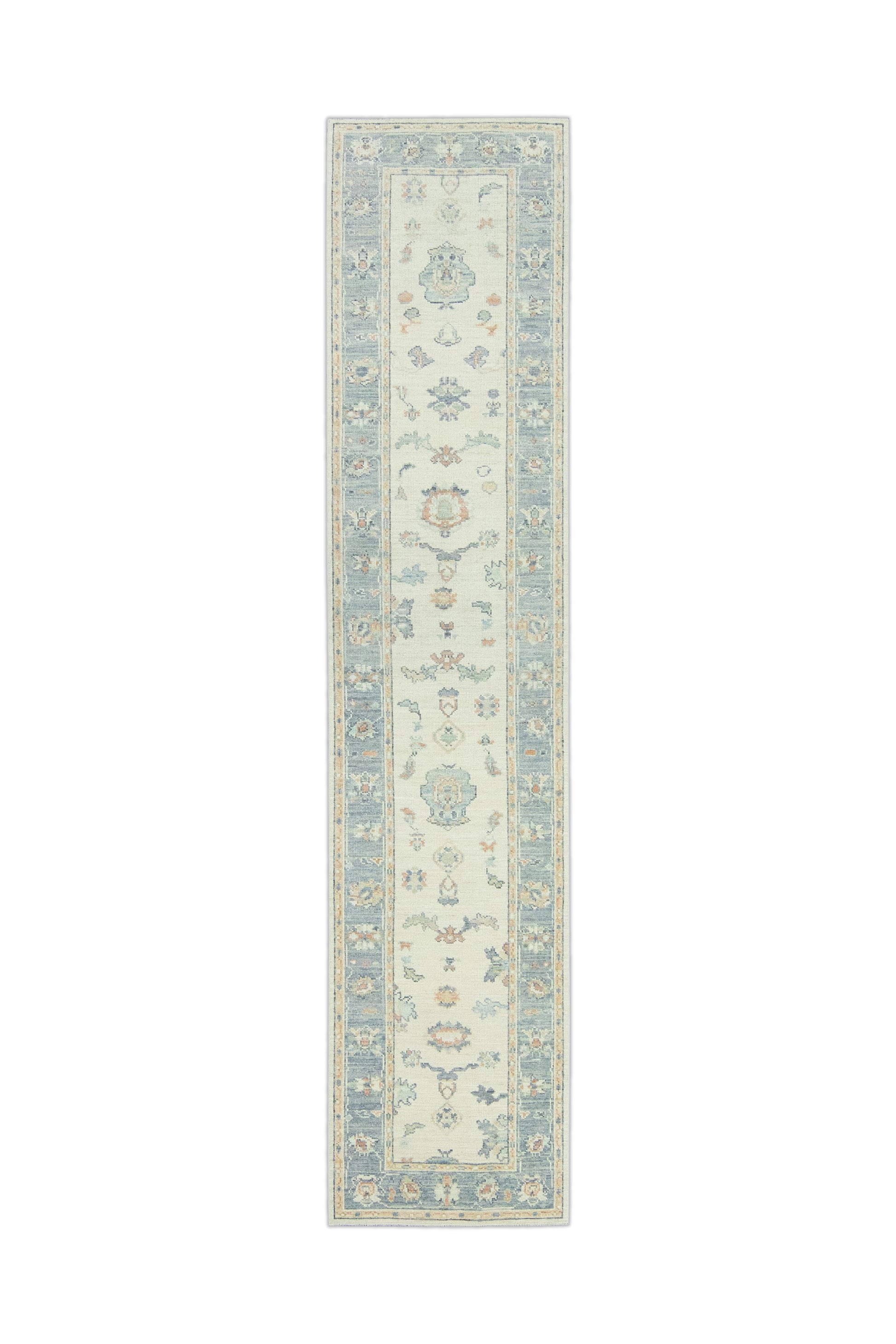 Turkish Oushak Rug 3' x 14'3" #15083