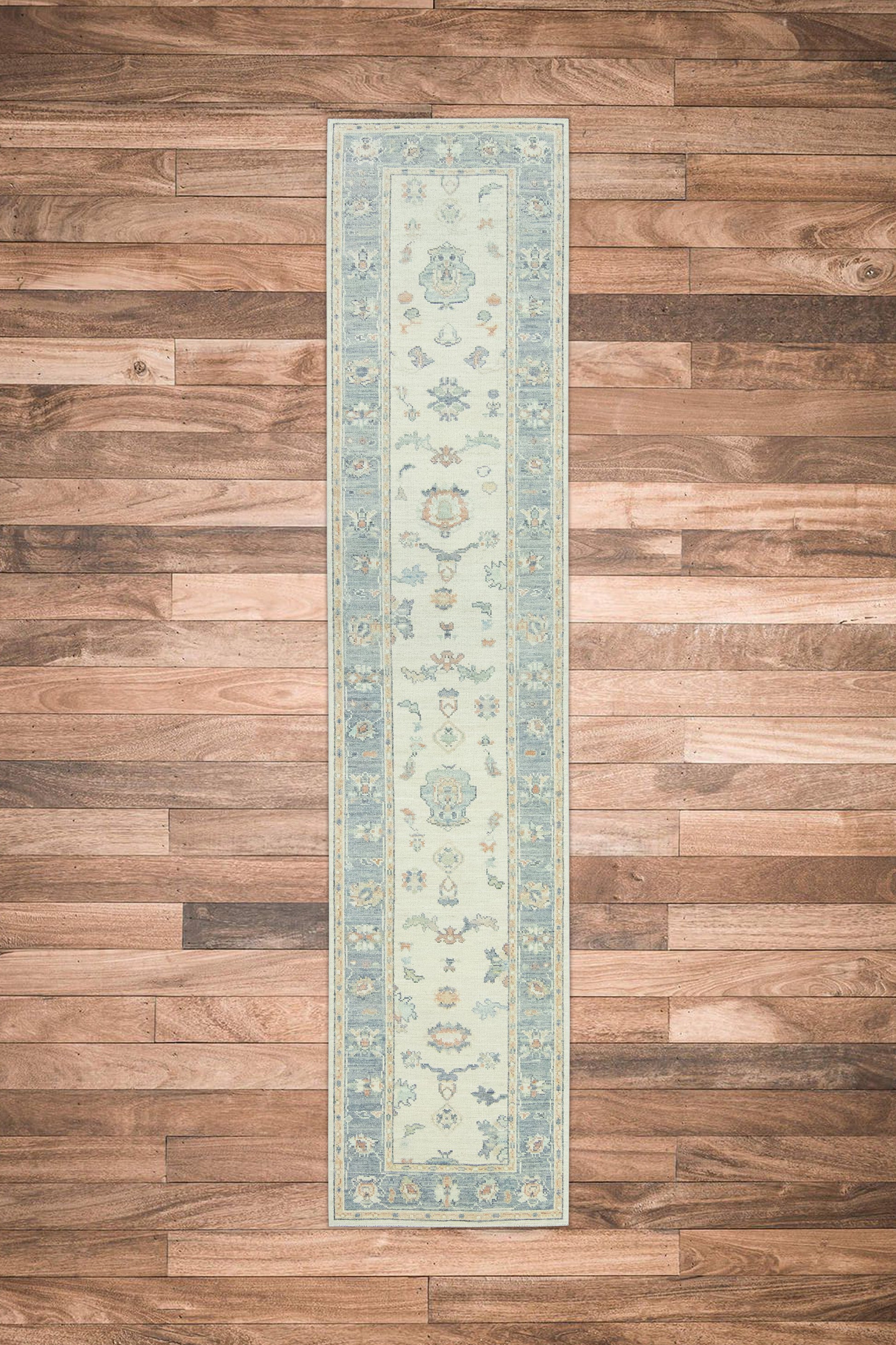 Turkish Oushak Rug 3' x 14'3" #15083