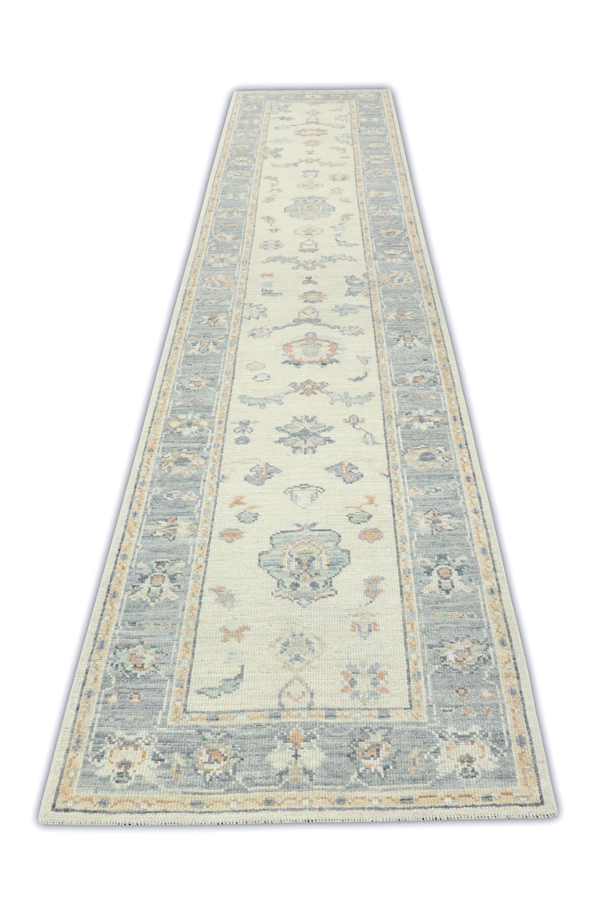 Turkish Oushak Rug 3' x 14'3" #15083