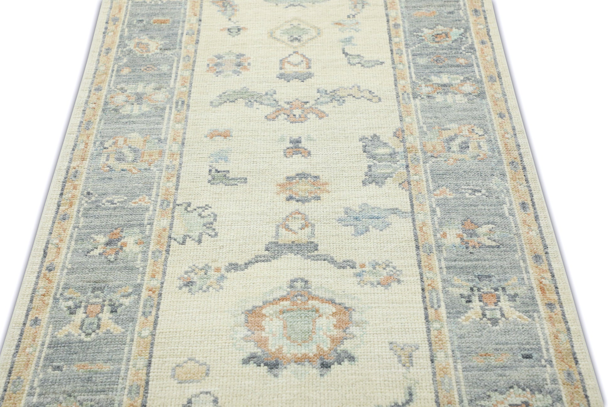 Turkish Oushak Rug 3' x 14'3" #15083