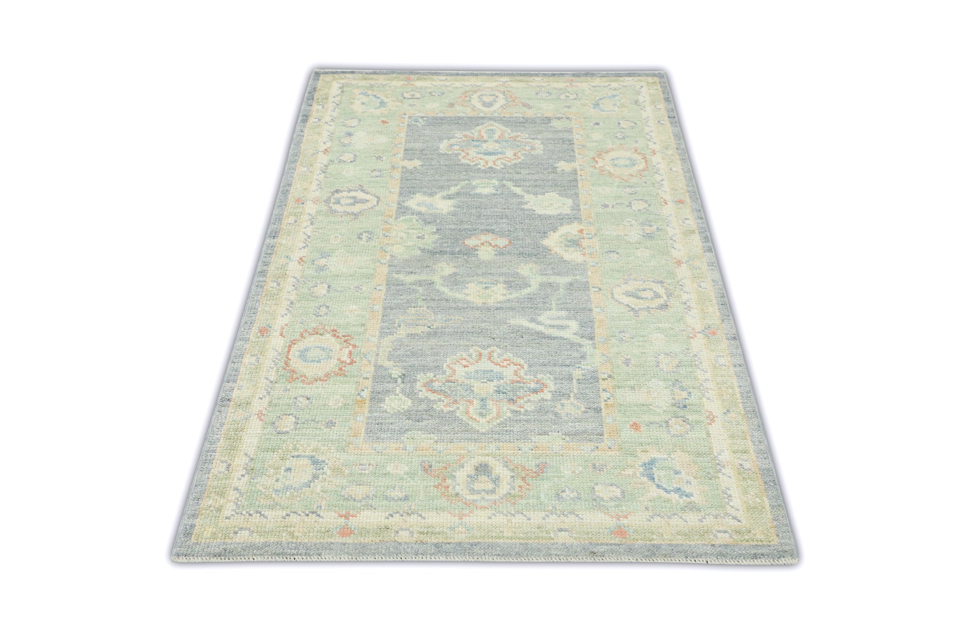 Turkish Oushak Rug 3'2" x 5'3" #1531