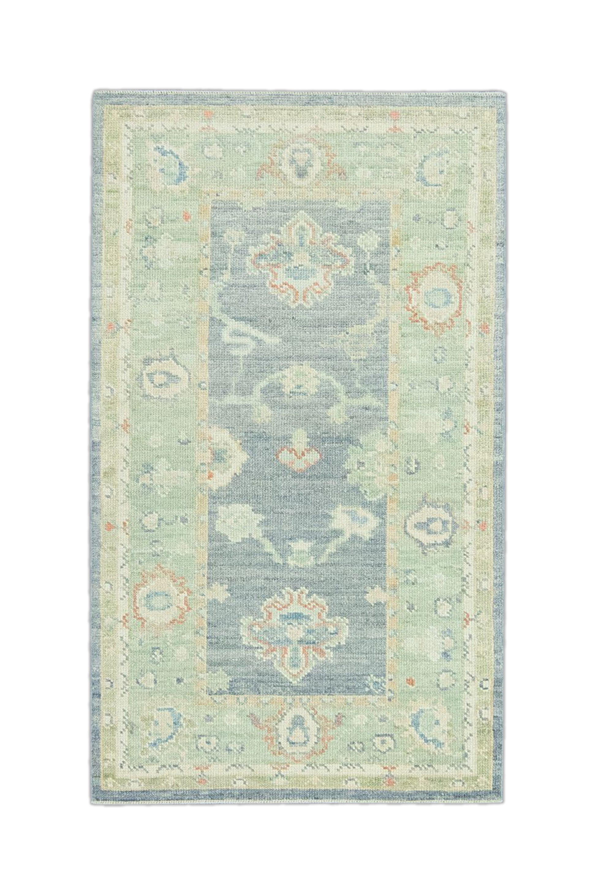 Turkish Oushak Rug 3'2" x 5'3" #1531