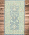 Turkish Oushak Rug 3'2" x 5'3" #1531