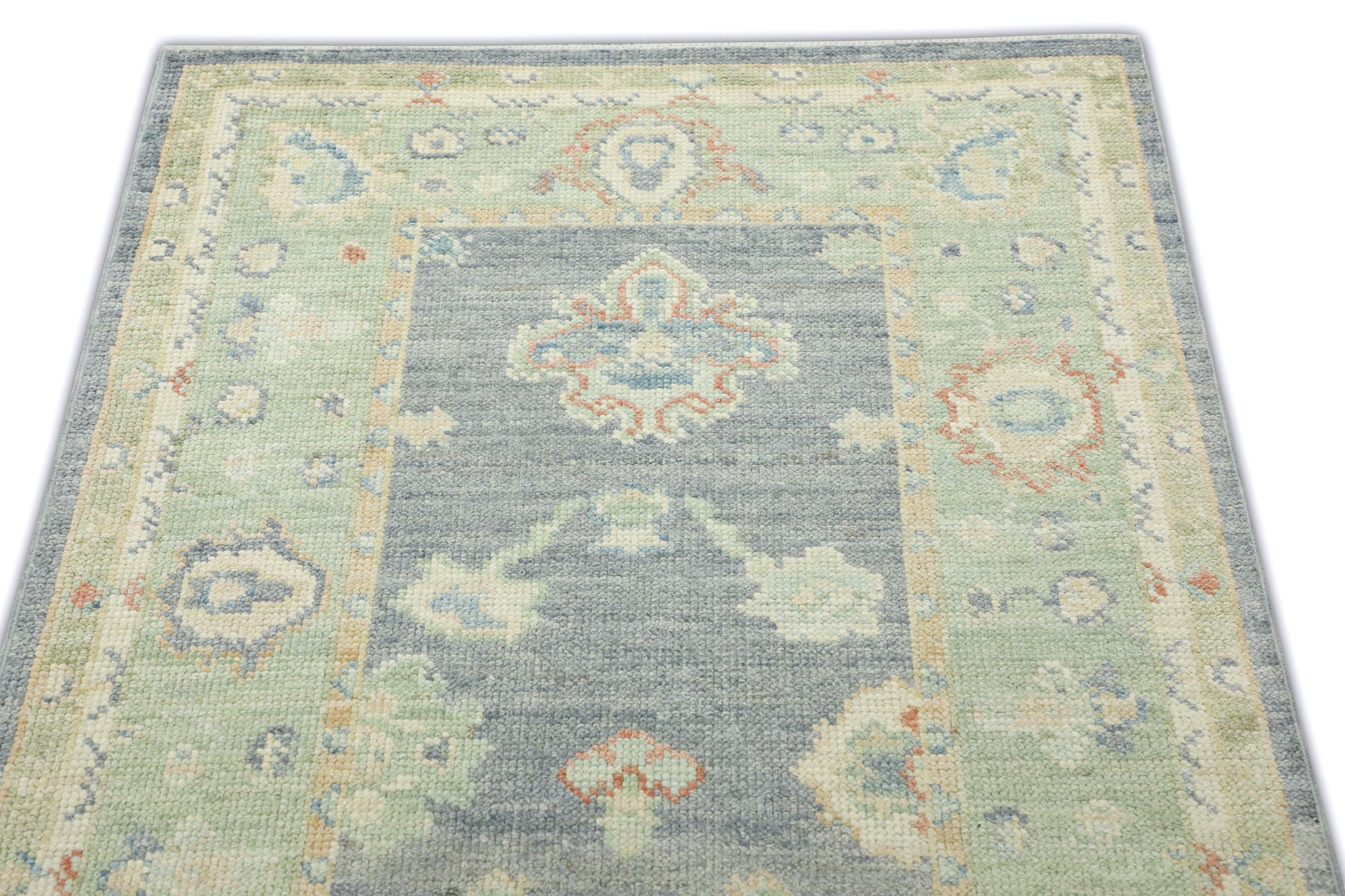 Turkish Oushak Rug 3'2" x 5'3" #1531