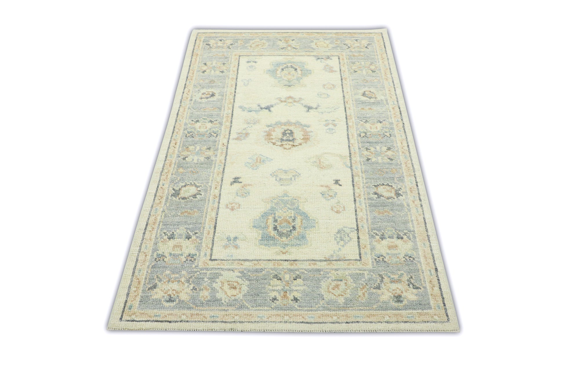 Turkish Oushak Rug 3'1" x 5'4" #15069