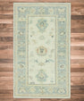 Turkish Oushak Rug 3'1" x 5'4" #15069