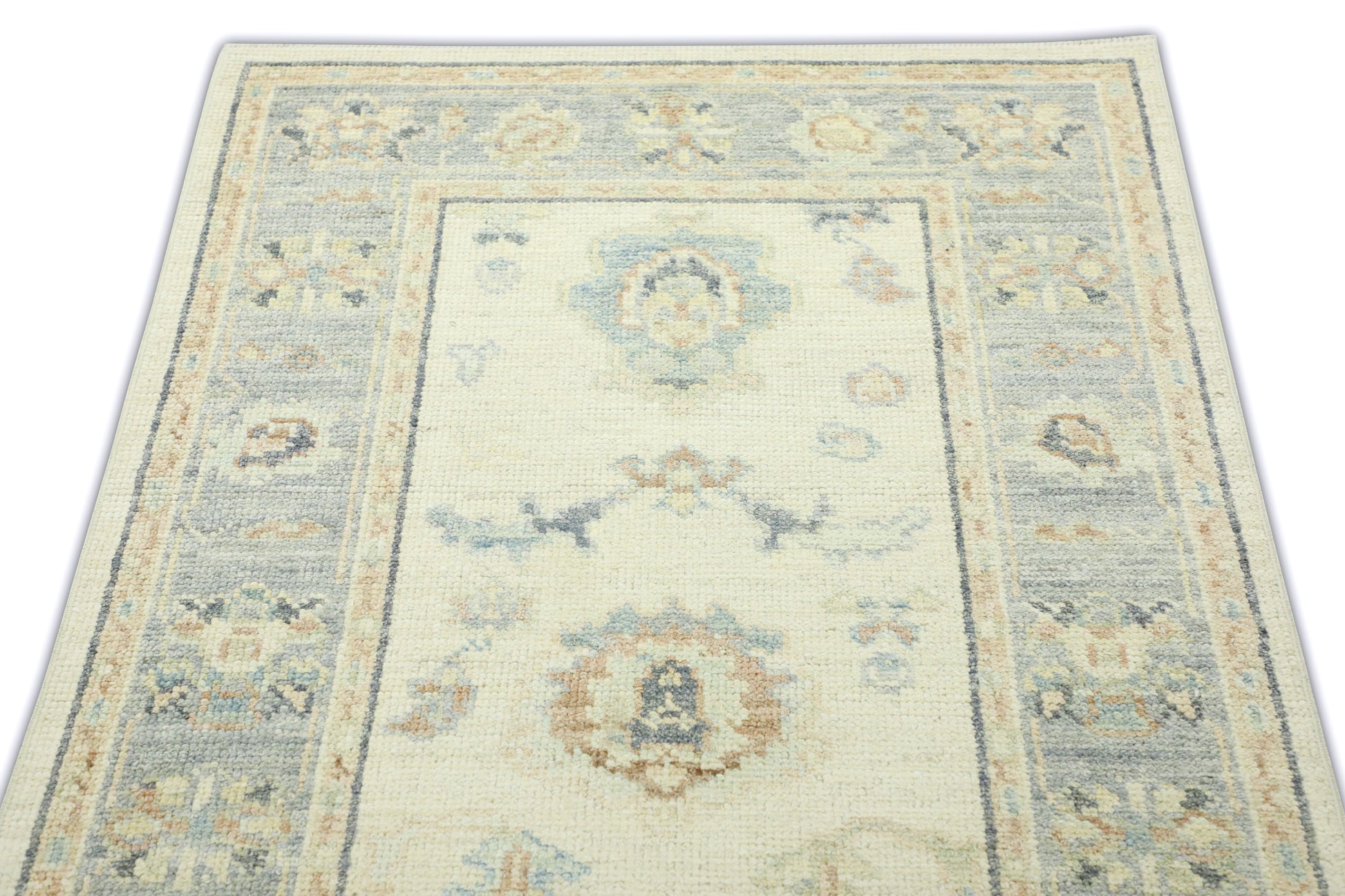 Turkish Oushak Rug 3'1" x 5'4" #15069