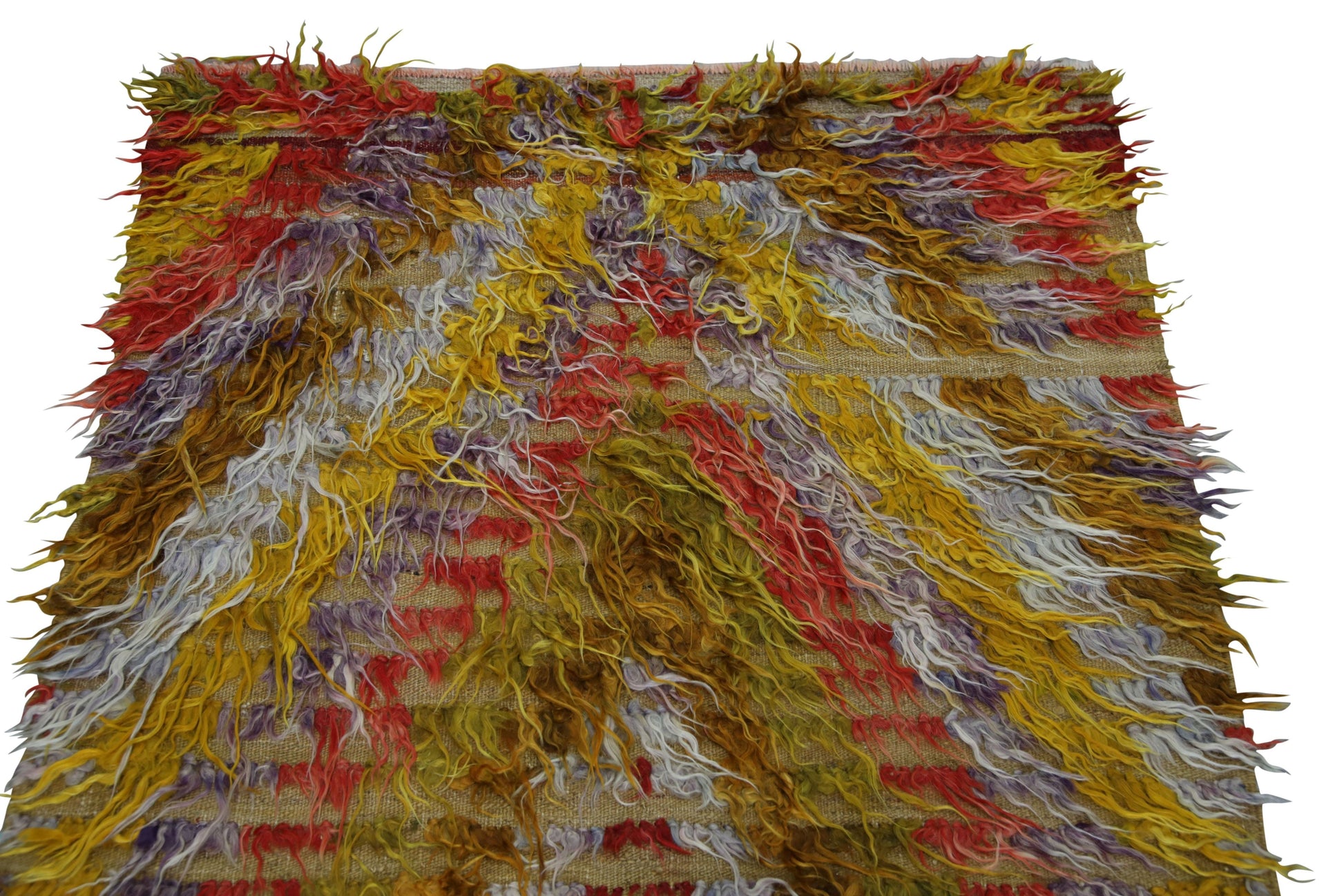 Hand Knotted Turkish Vintage Rug 3'4" x 5'5" #1045
