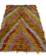 Hand Knotted Turkish Vintage Rug 3'4" x 5'5" #1045