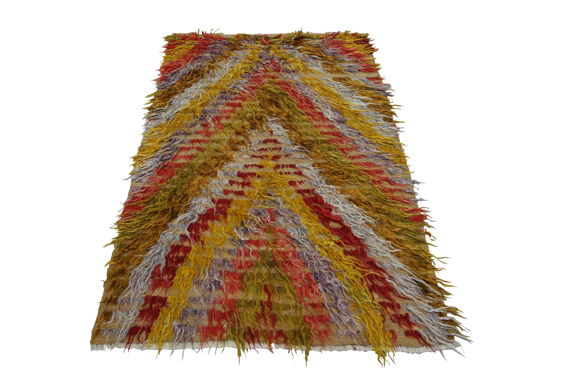 Hand Knotted Turkish Vintage Rug 3'4" x 5'5" #1045