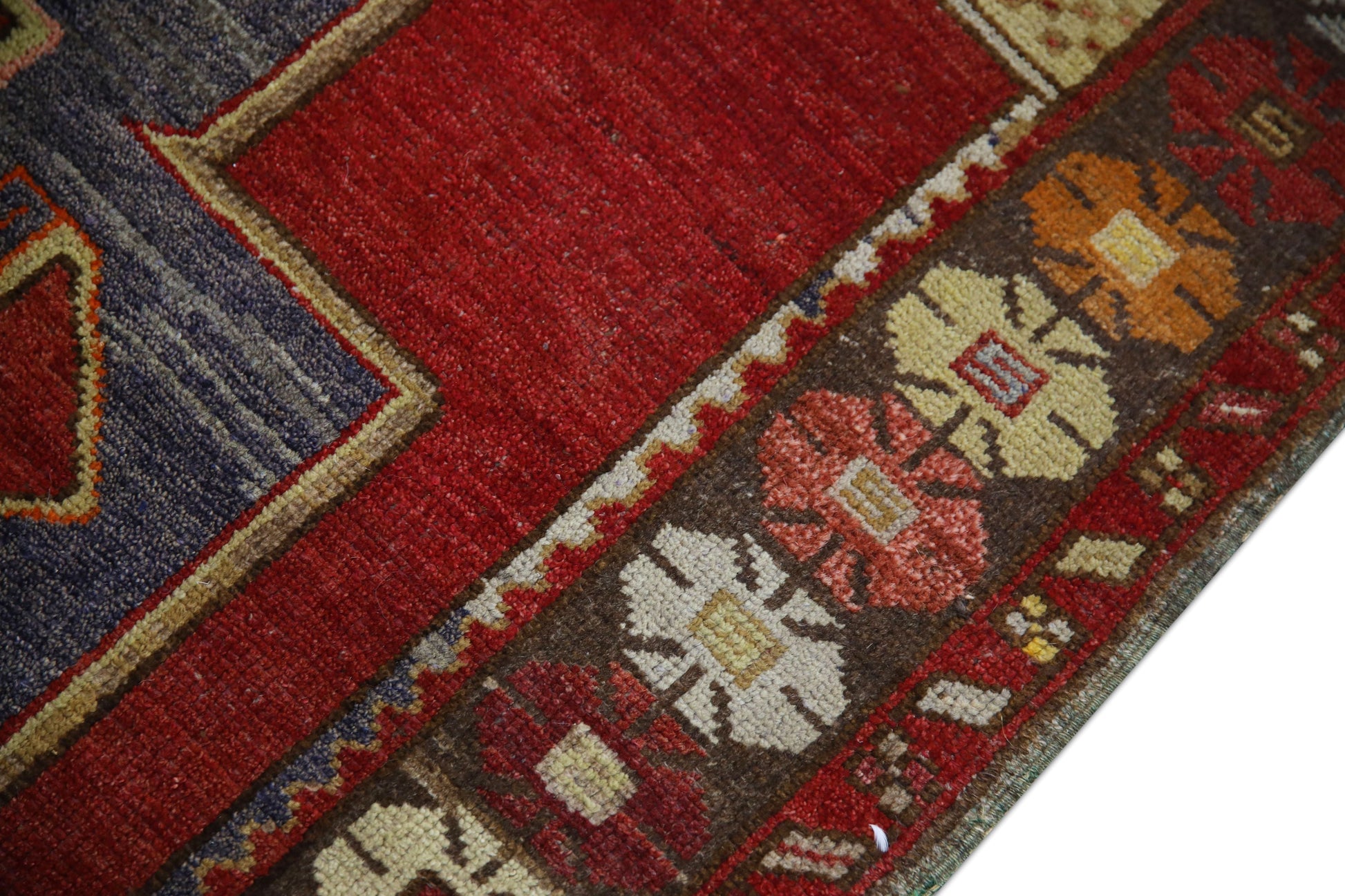Turkish Vintage Anatolian Rug 3'8" x 5'1" #1044