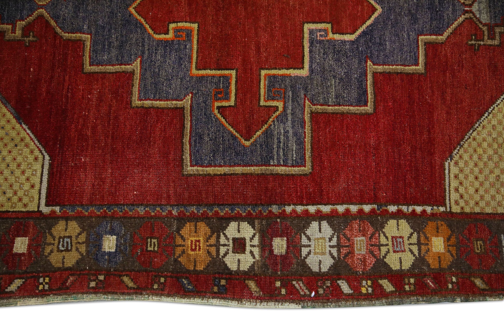 Turkish Vintage Anatolian Rug 3'8" x 5'1" #1044